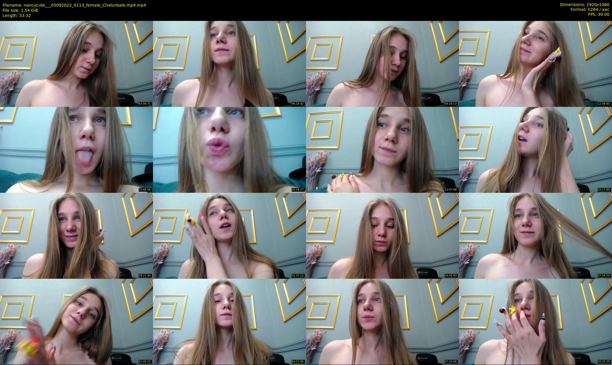nancycute__ — 54 minute Chaturbate female cam show recording, 1080p, Sep 5, 2022