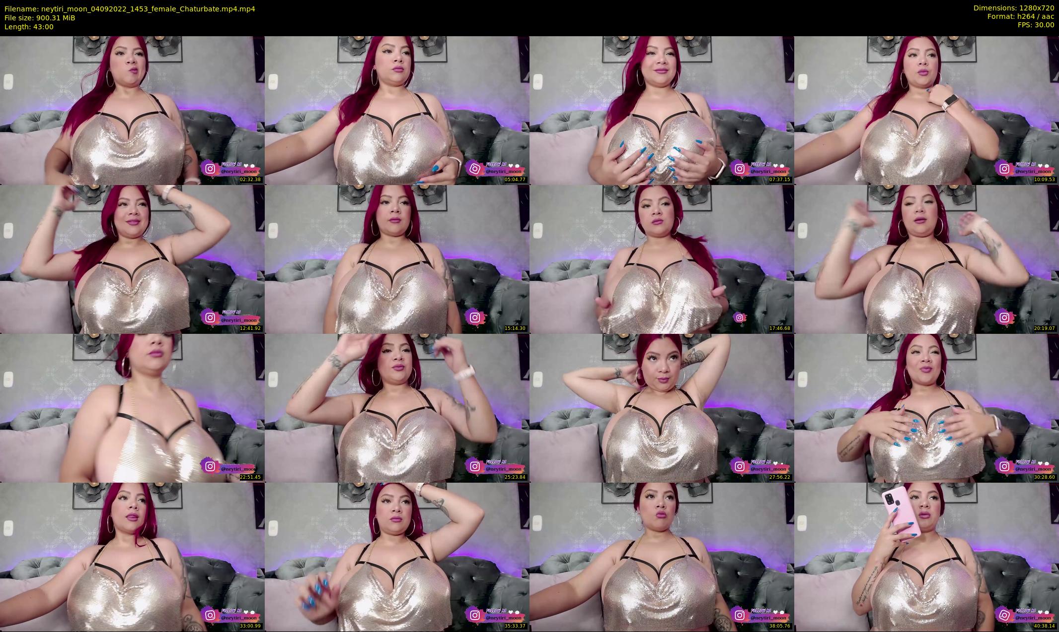 neytiri_moon — 43 minute Chaturbate female cam show recording, 720p, Sep 4, 2022