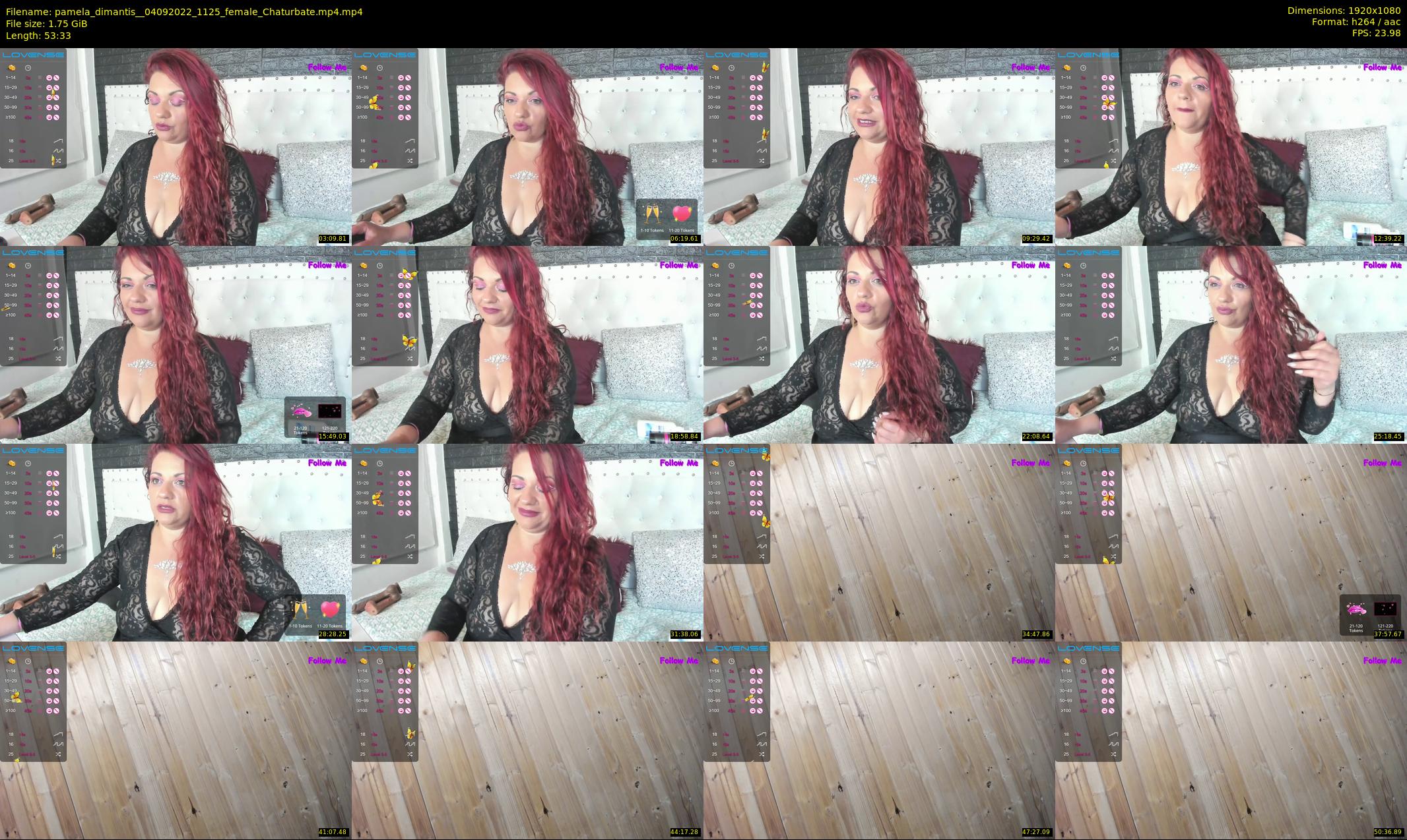 pamela_dimantis_ — 54 minute Chaturbate female cam show recording, 1080p, Sep 4, 2022