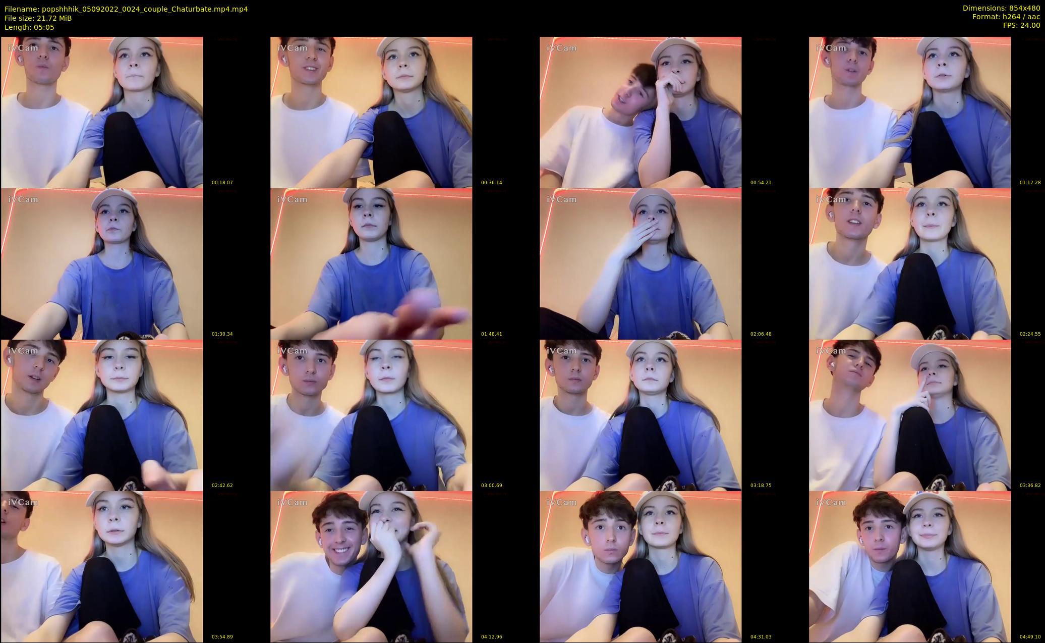 popshhhik — 6 minute Chaturbate couple cam show recording, 480p, Sep 5, 2022
