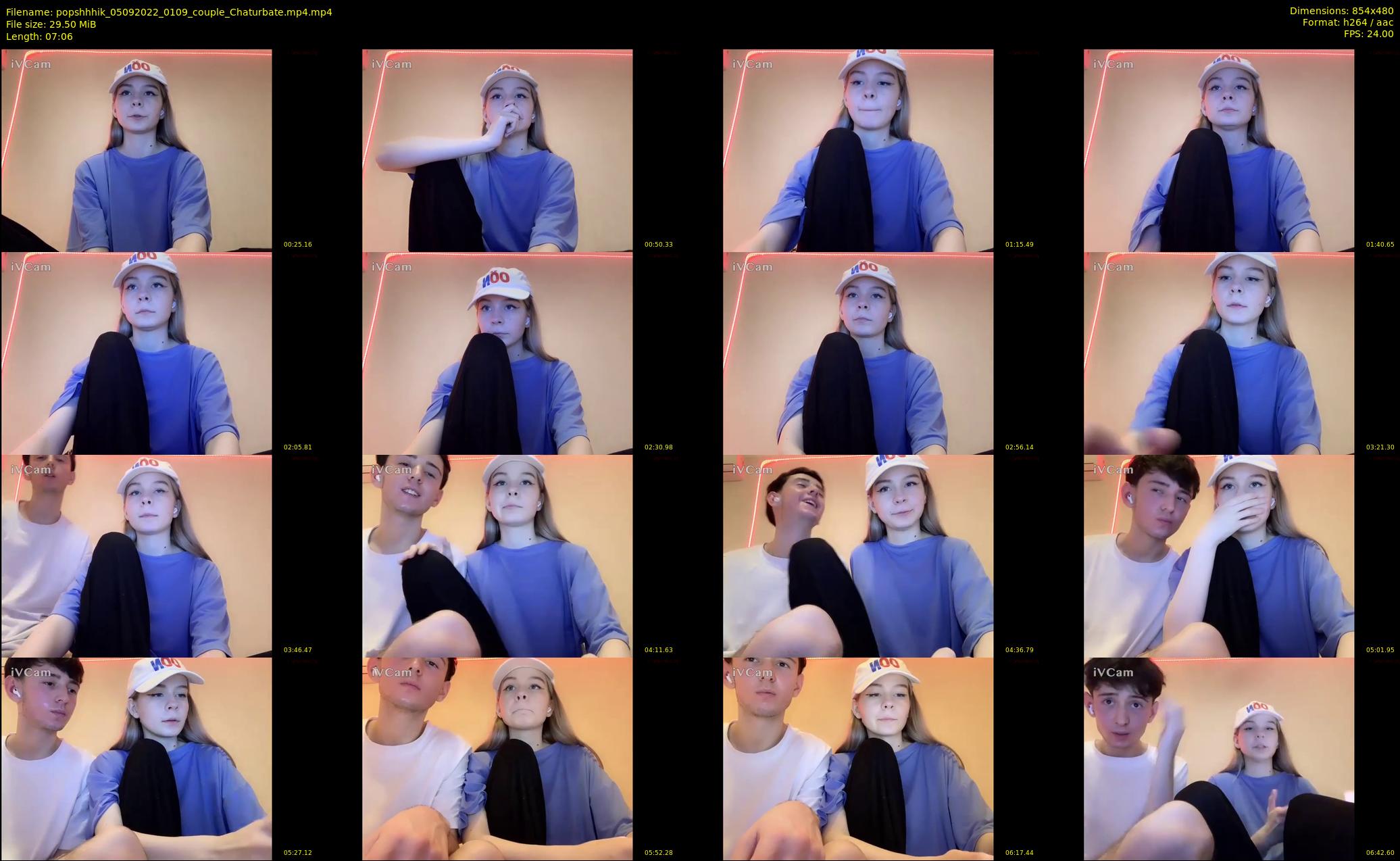 popshhhik — 8 minute Chaturbate couple cam show recording, 480p, Sep 5, 2022
