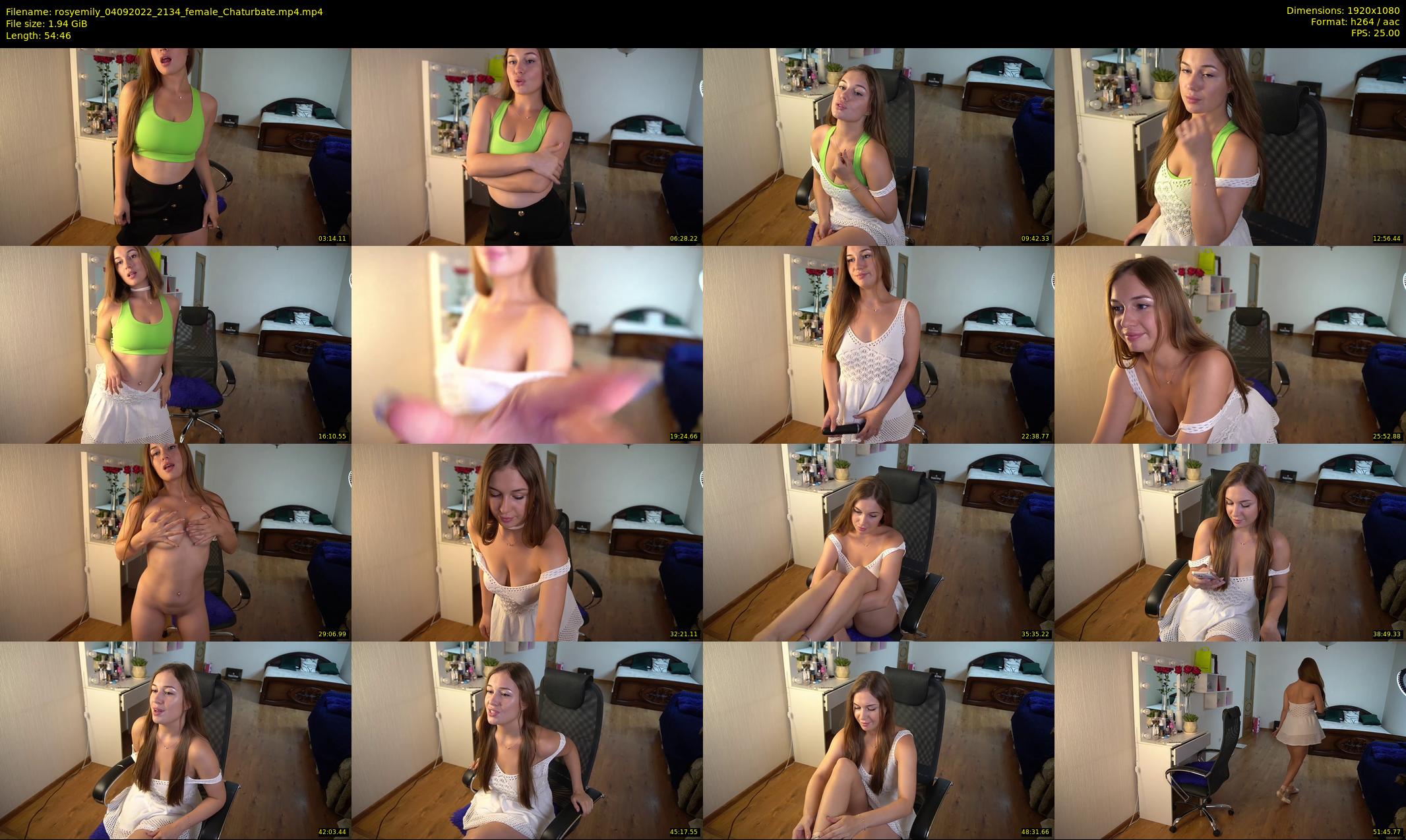 rosyemily — 55 minute Chaturbate female cam show recording, 1080p, Sep 4, 2022
