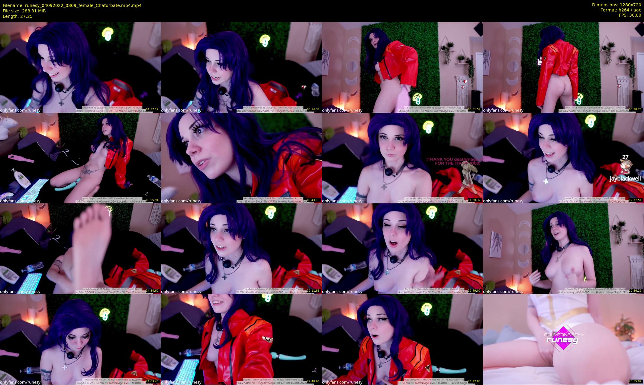 runesy — 28 minute Chaturbate female cam show recording, 720p, Sep 4, 2022