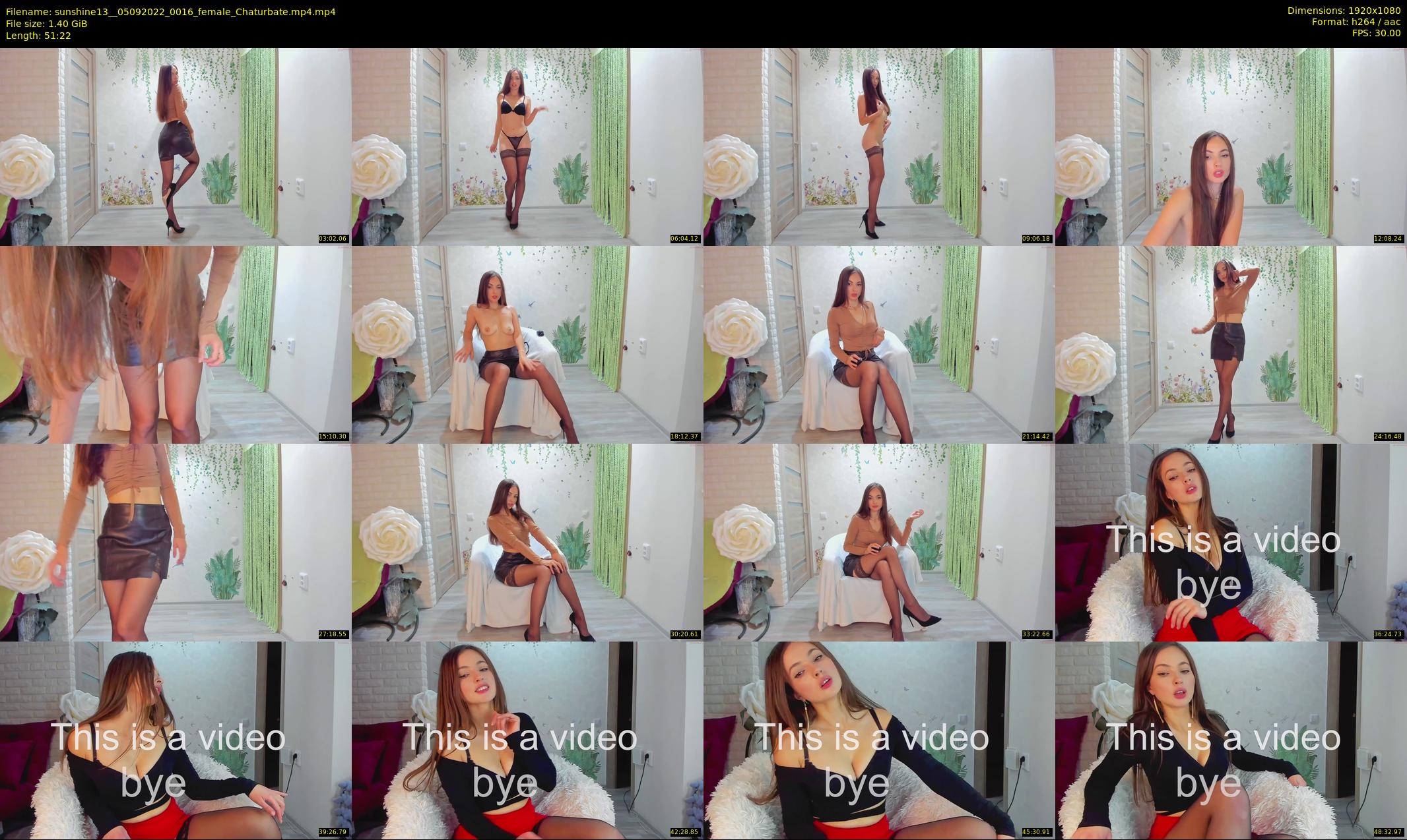 sunshine13_ — 52 minute Chaturbate female cam show recording, 1080p, Sep 5, 2022