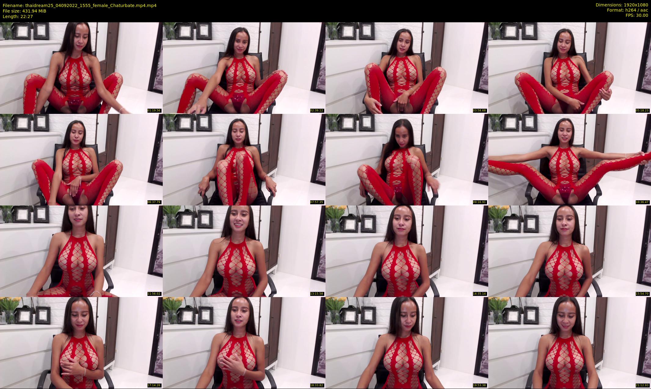 thaidream25 — 23 minute Chaturbate female cam show recording, 1080p, Sep 4, 2022
