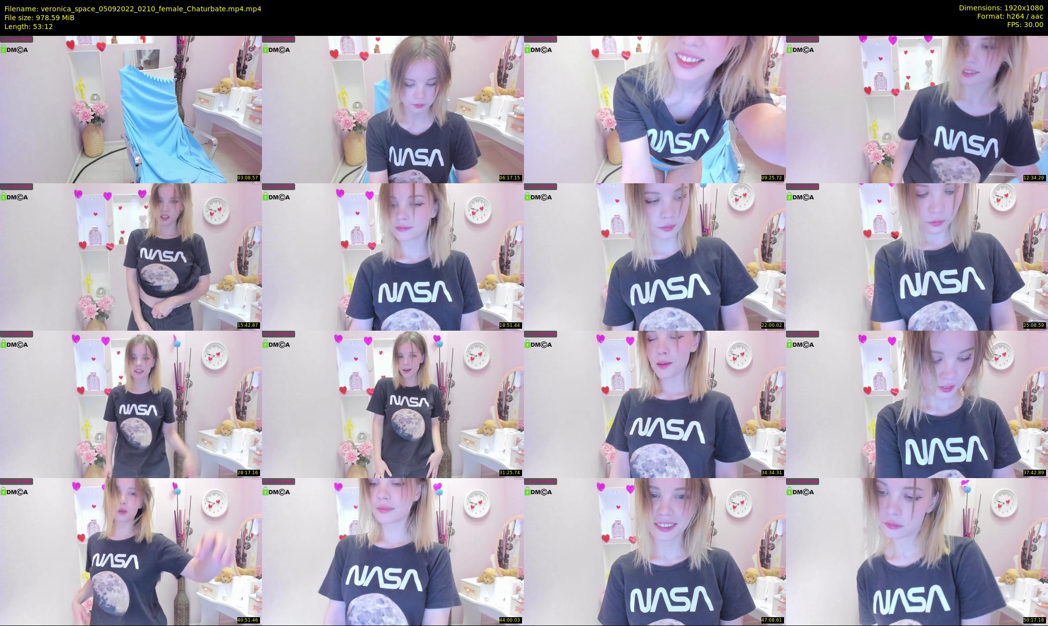 veronica_space — 54 minute Chaturbate female cam show recording, 1080p, Sep 5, 2022