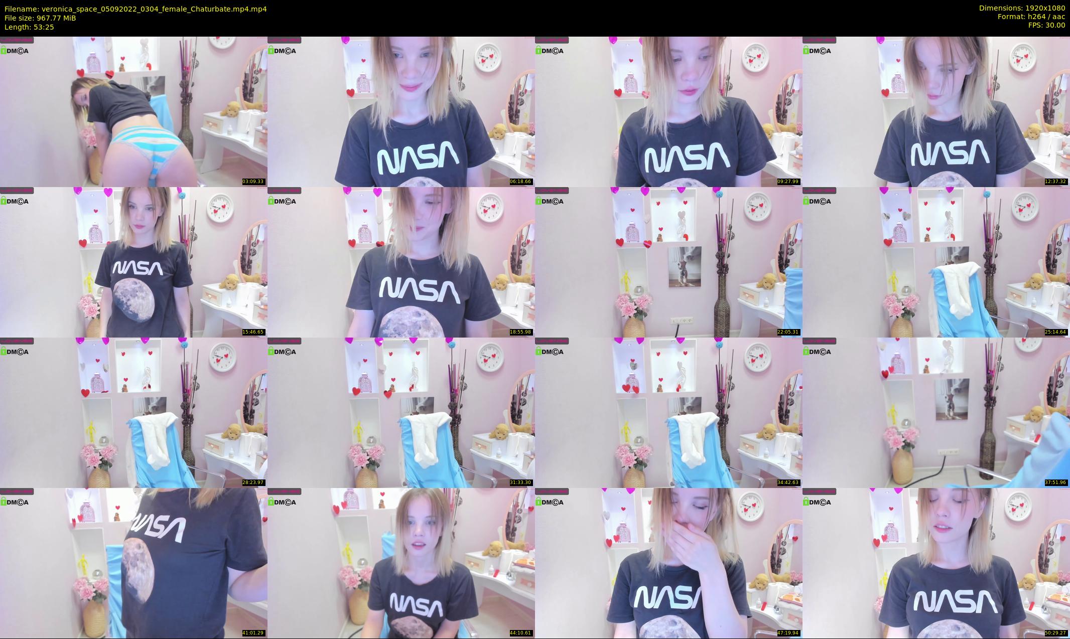 veronica_space — 54 minute Chaturbate female cam show recording, 1080p, Sep 5, 2022