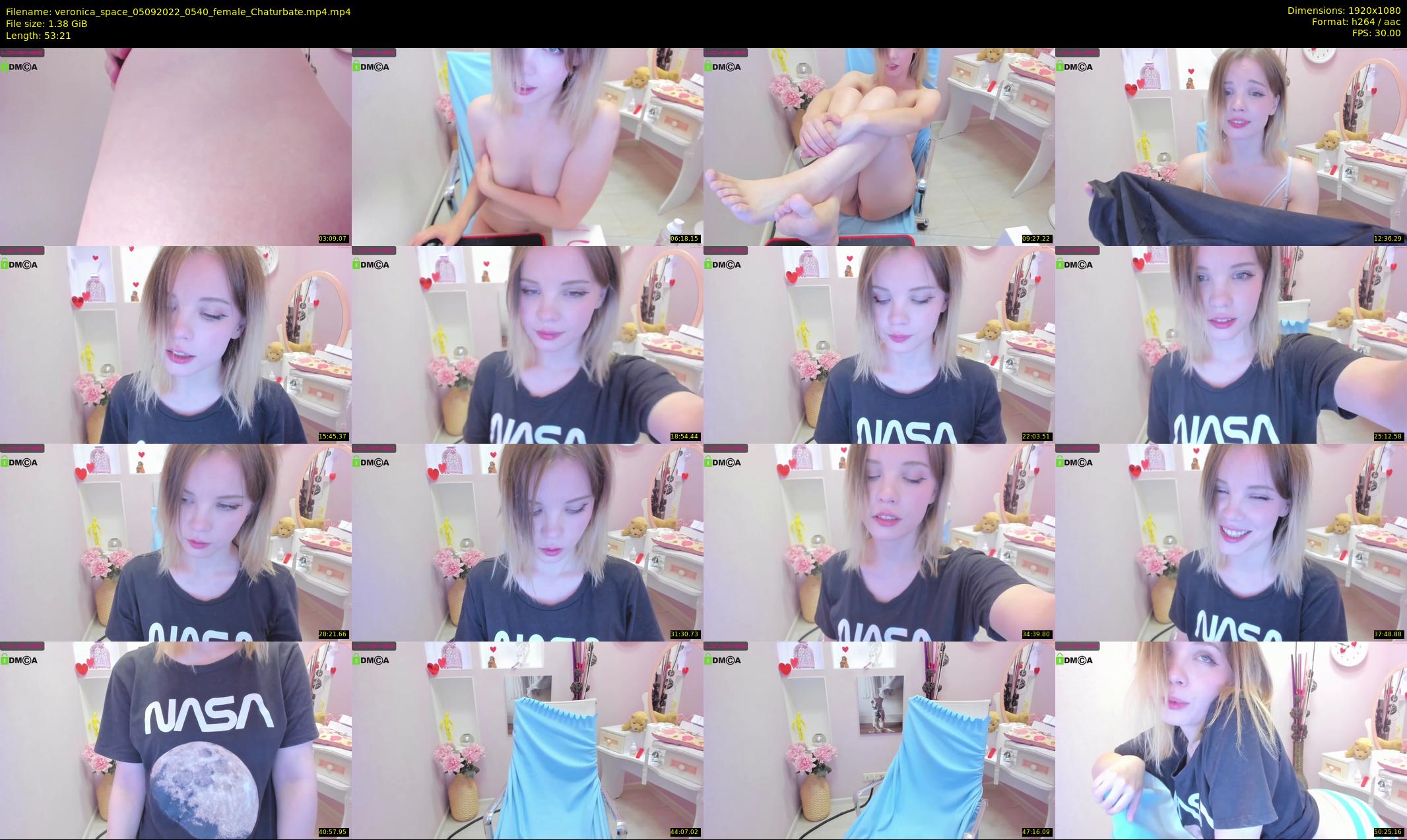 veronica_space — 54 minute Chaturbate female cam show recording, 1080p, Sep 5, 2022