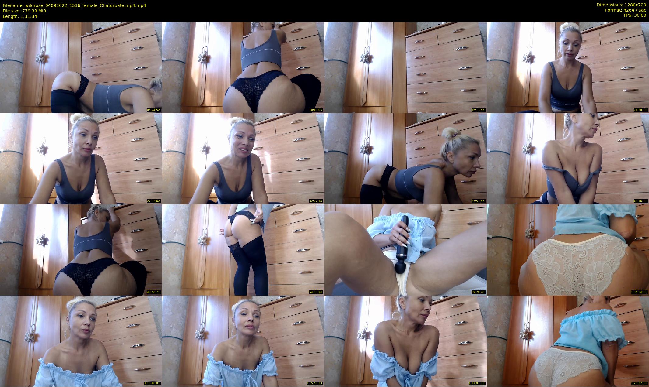 wildroze — 92 minute Chaturbate female cam show recording, 720p, Sep 4, 2022