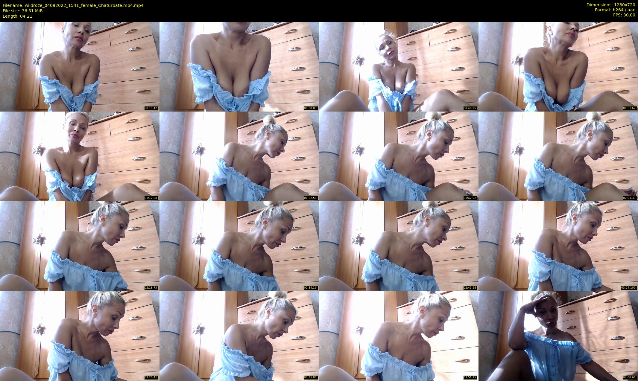 wildroze — 5 minute Chaturbate female cam show recording, 720p, Sep 4, 2022