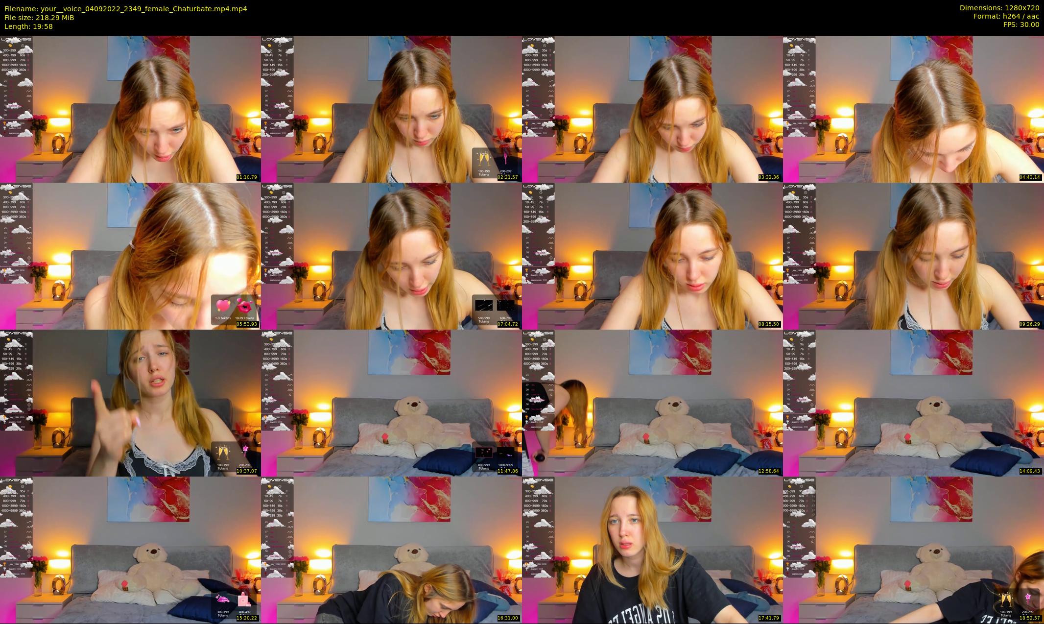 your__voice — 20 minute Chaturbate female cam show recording, 720p, Sep 4, 2022