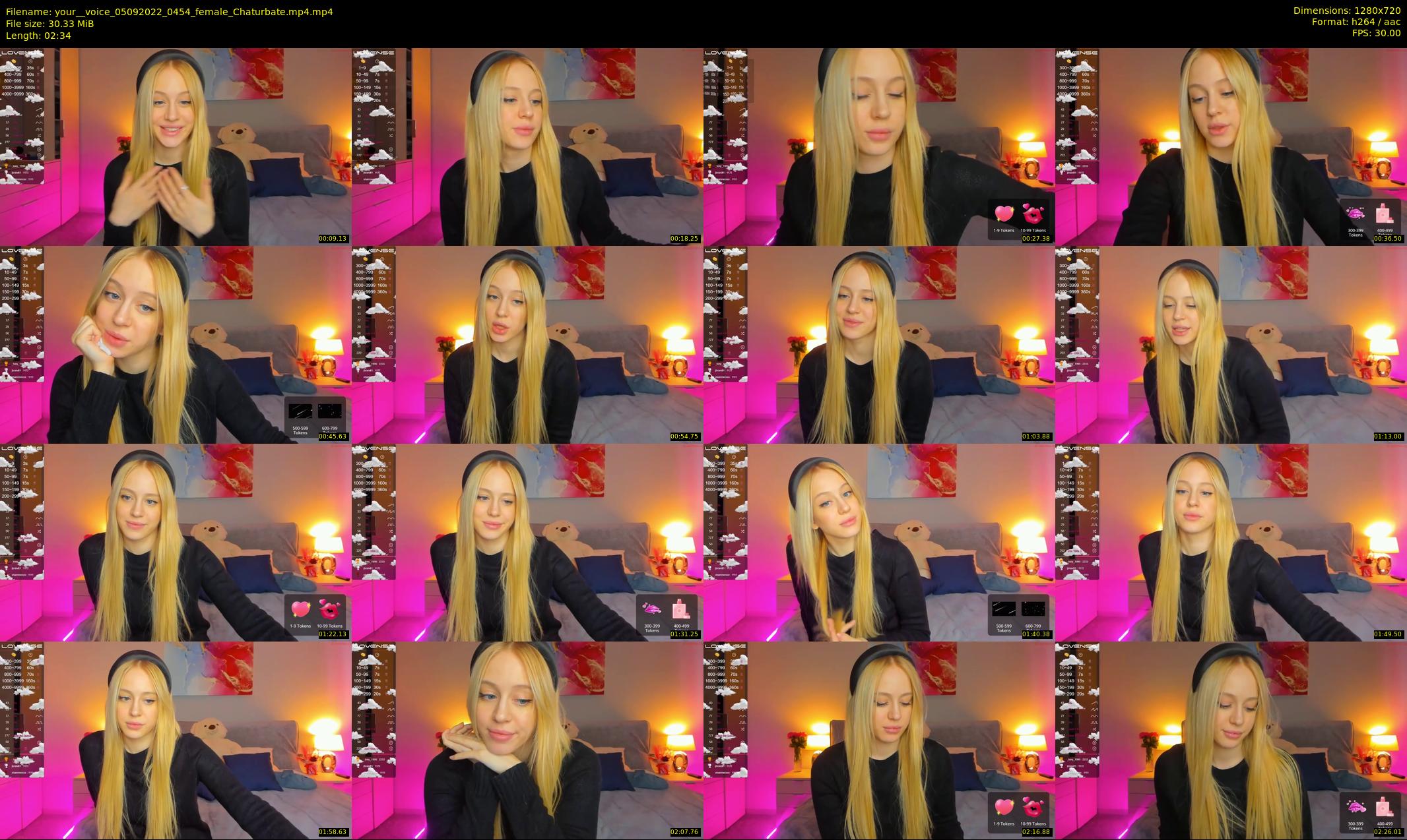 your__voice — 3 minute Chaturbate female cam show recording, 720p, Sep 5, 2022