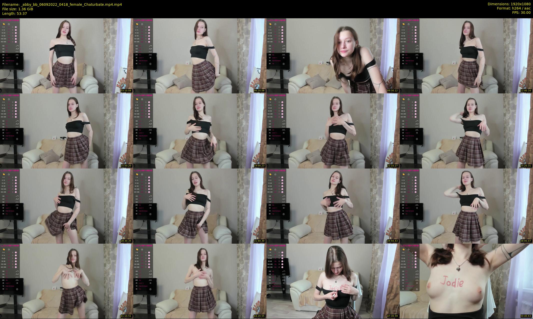 _abby_bb — 54 minute Chaturbate female cam show recording, 1080p, Sep 6, 2022