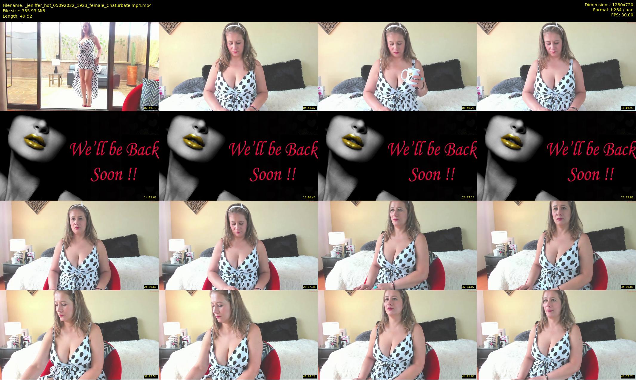 _jeniffer_hot — 50 minute Chaturbate female cam show recording, 720p, Sep 5, 2022