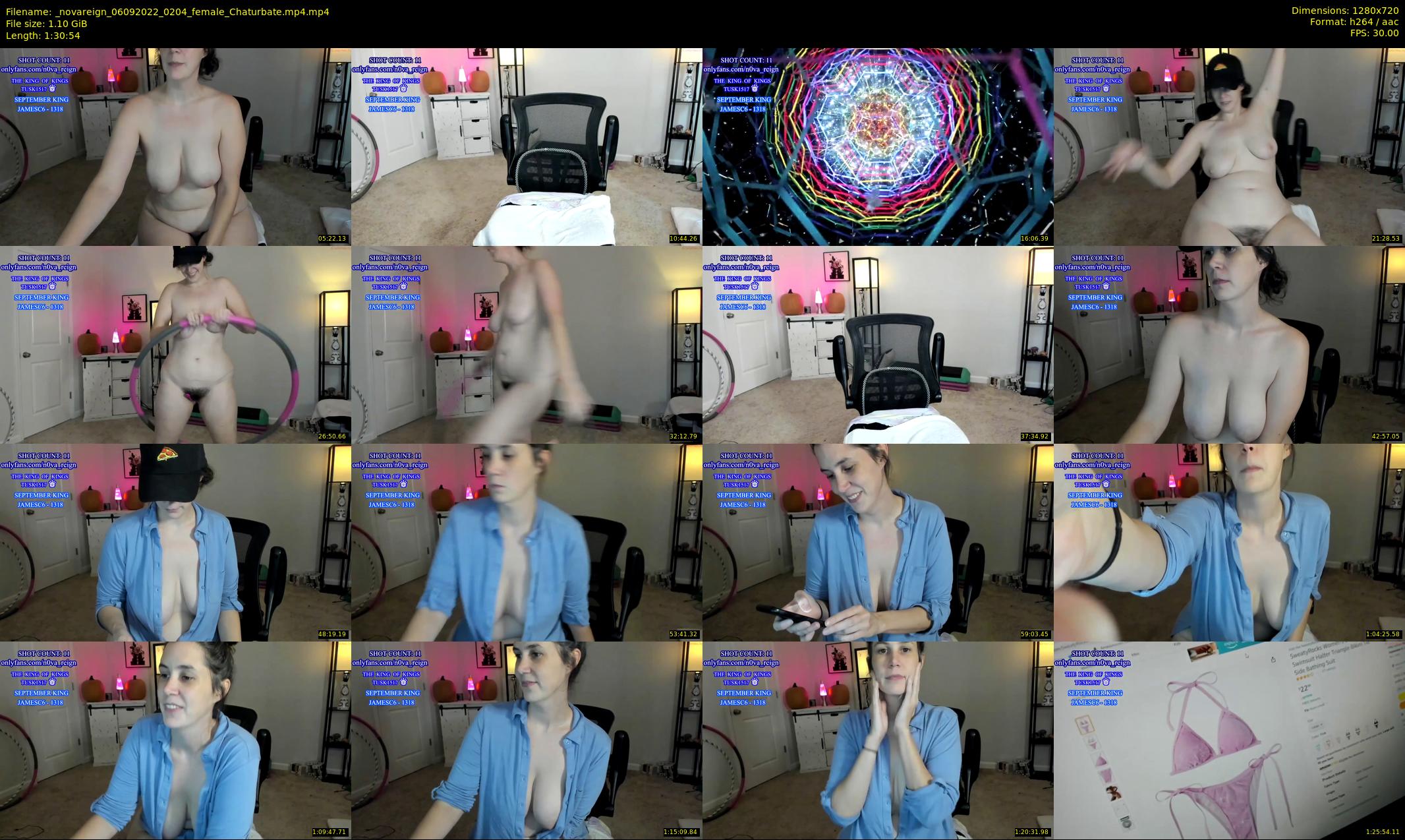 _novareign — 91 minute Chaturbate female cam show recording, 720p, Sep 6, 2022
