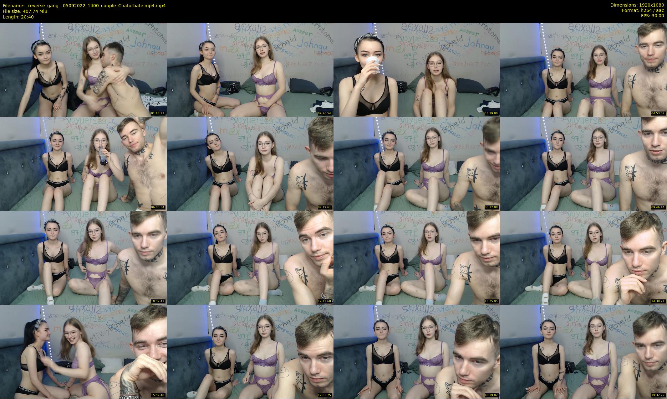 _reverse_gang_ — 21 minute Chaturbate couple cam show recording, 1080p, Sep 5, 2022