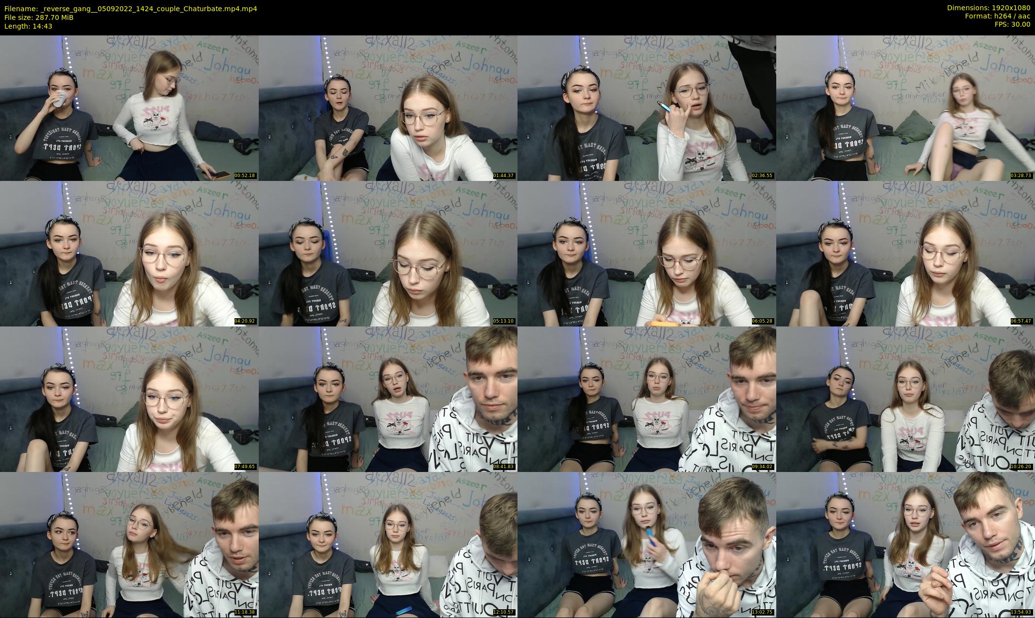 _reverse_gang_ — 15 minute Chaturbate couple cam show recording, 1080p, Sep 5, 2022