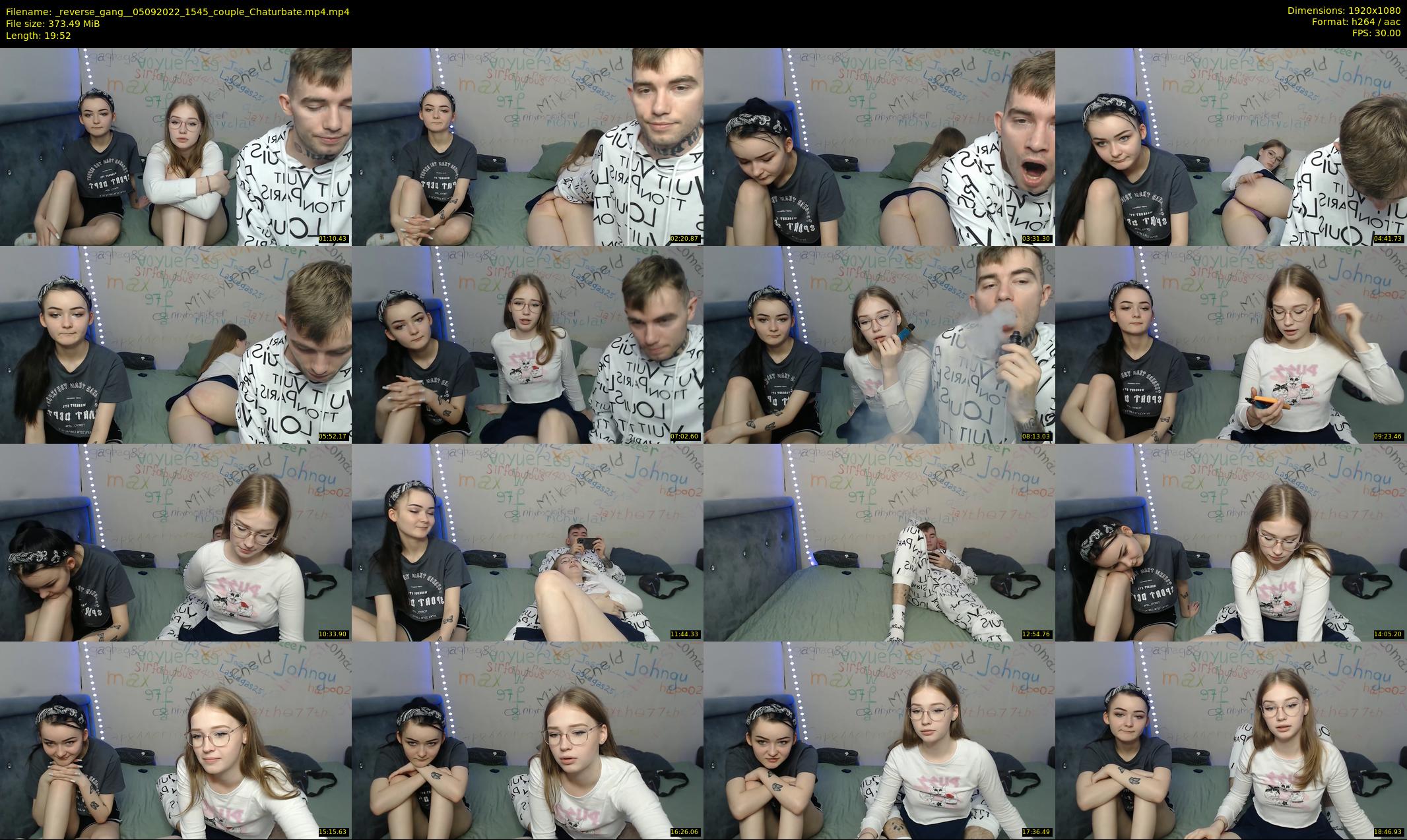 _reverse_gang_ — 20 minute Chaturbate couple cam show recording, 1080p, Sep 5, 2022