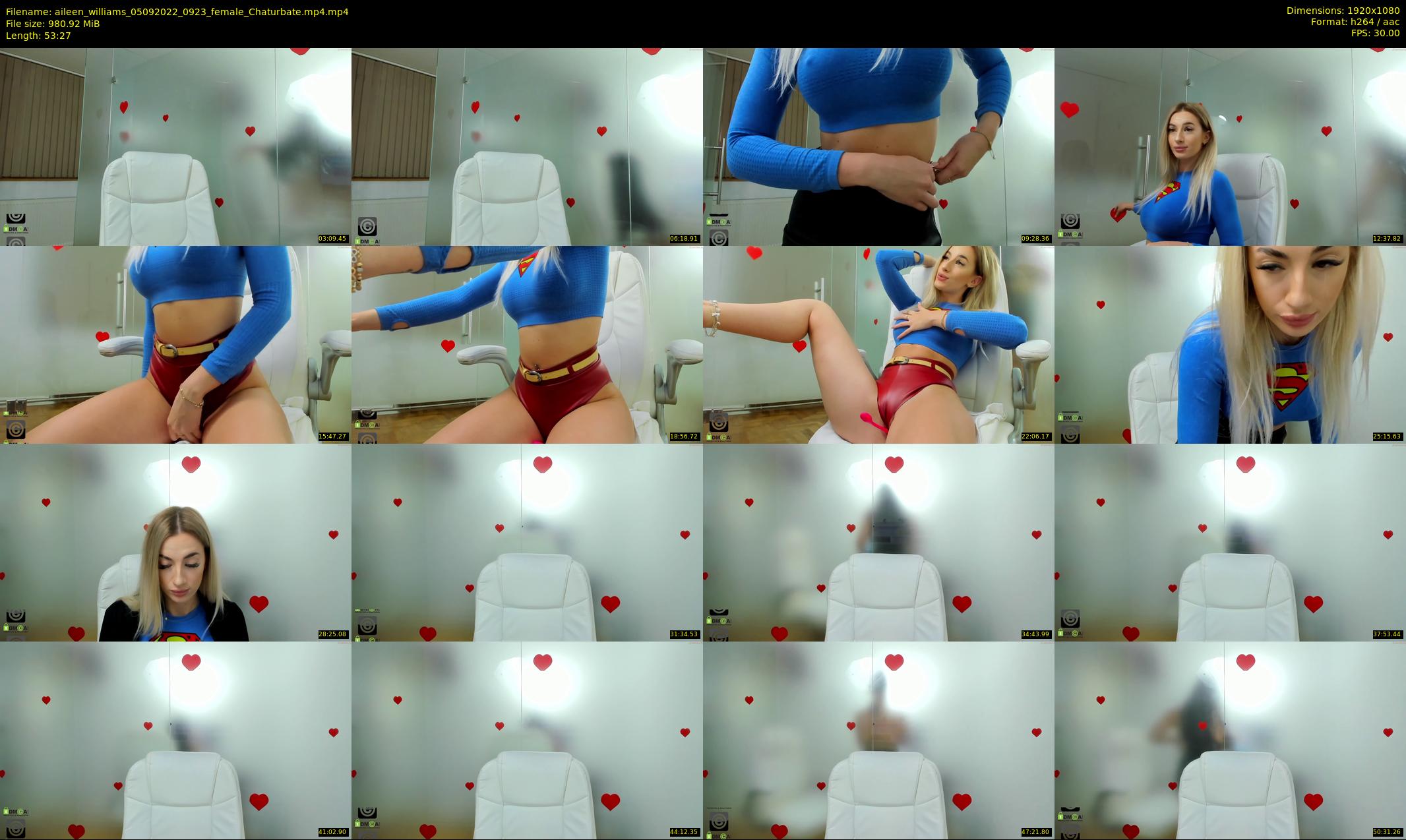 aileen_williams — 54 minute Chaturbate female cam show recording, 1080p, Sep 5, 2022