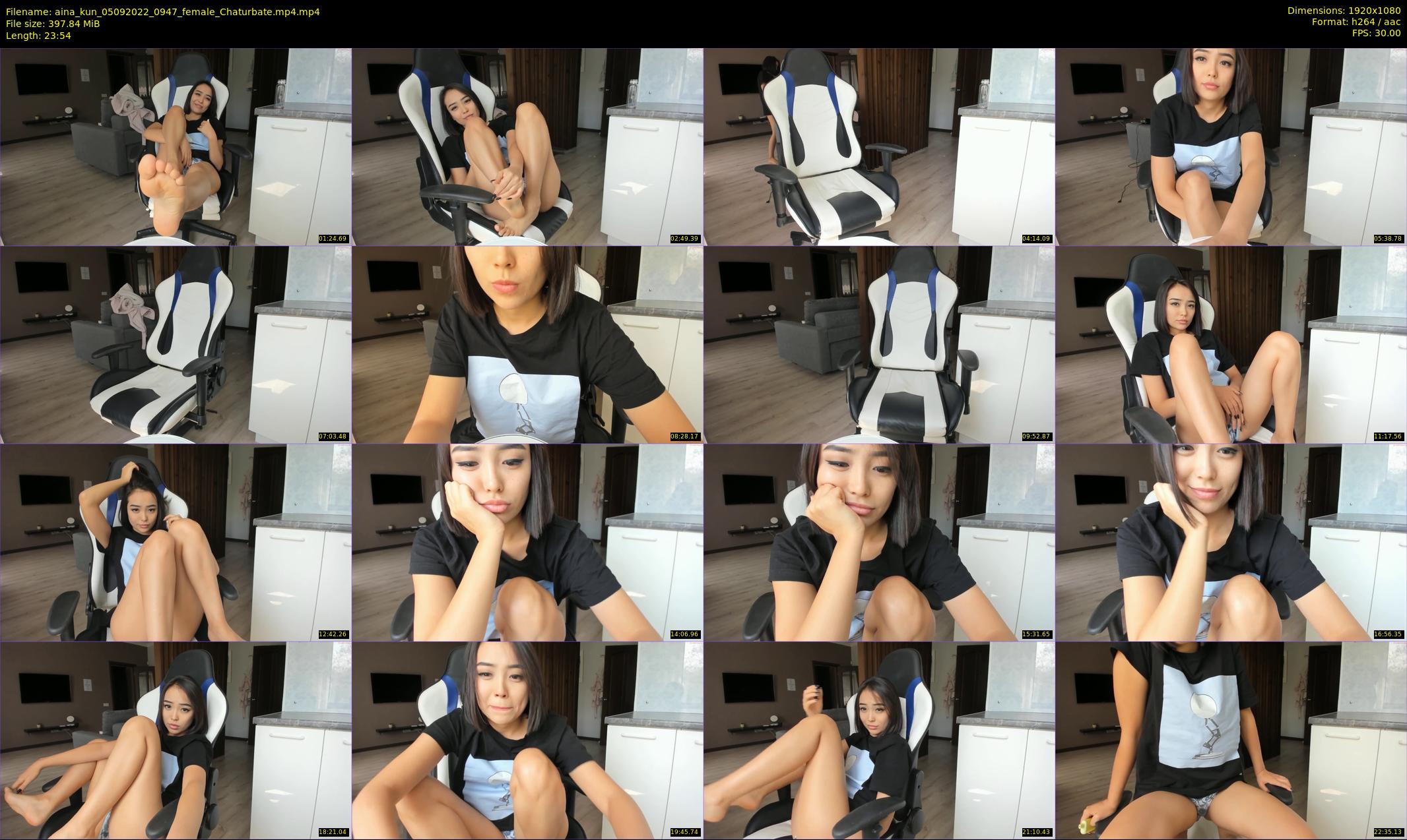 aina_kun — 24 minute Chaturbate female cam show recording, 1080p, Sep 5, 2022