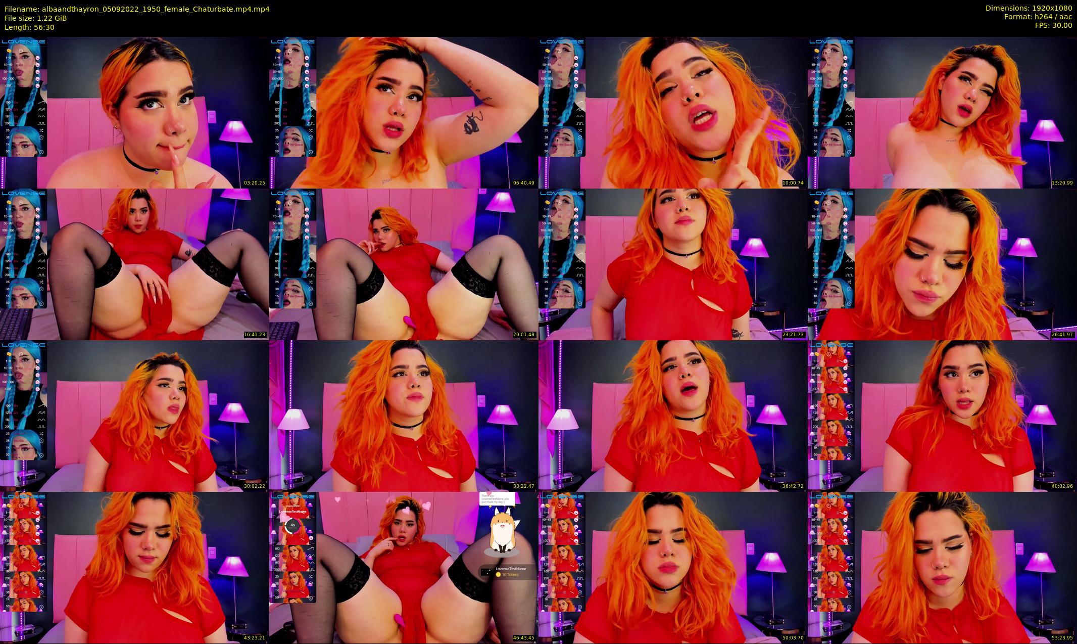 albaandthayron — 57 minute Chaturbate couple cam show recording, 1080p, Sep 5, 2022