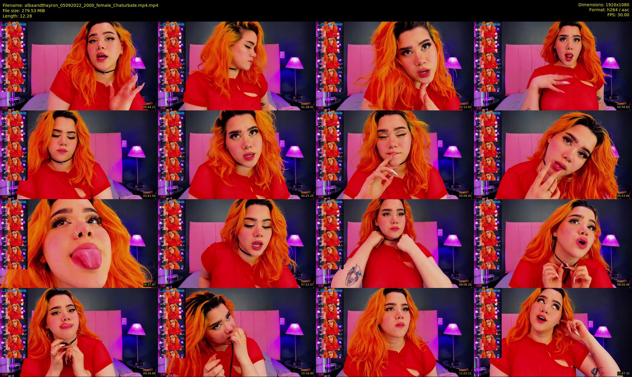 albaandthayron — 13 minute Chaturbate couple cam show recording, 1080p, Sep 5, 2022