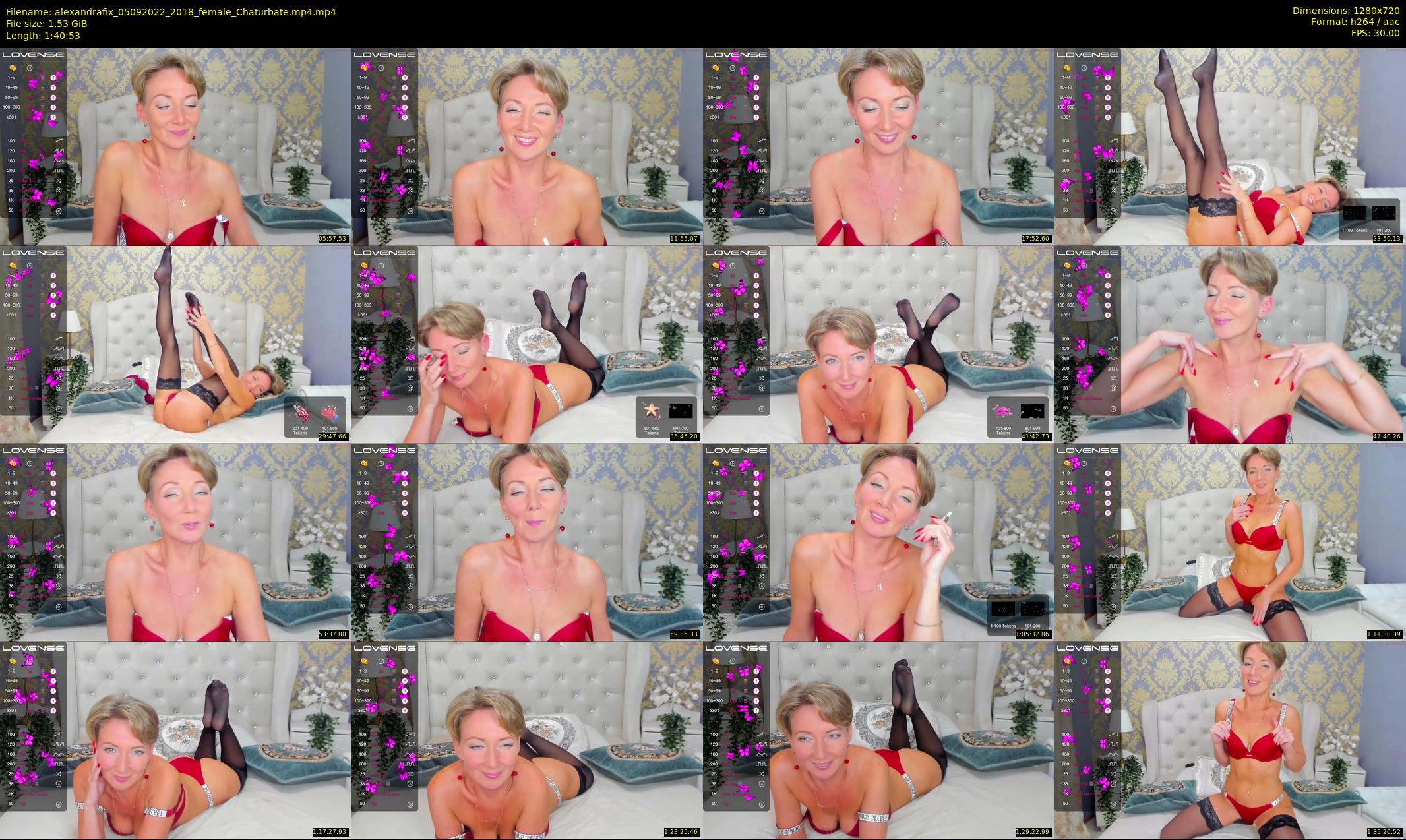 alexandrafix — 101 minute Chaturbate female cam show recording, 720p, Sep 5, 2022