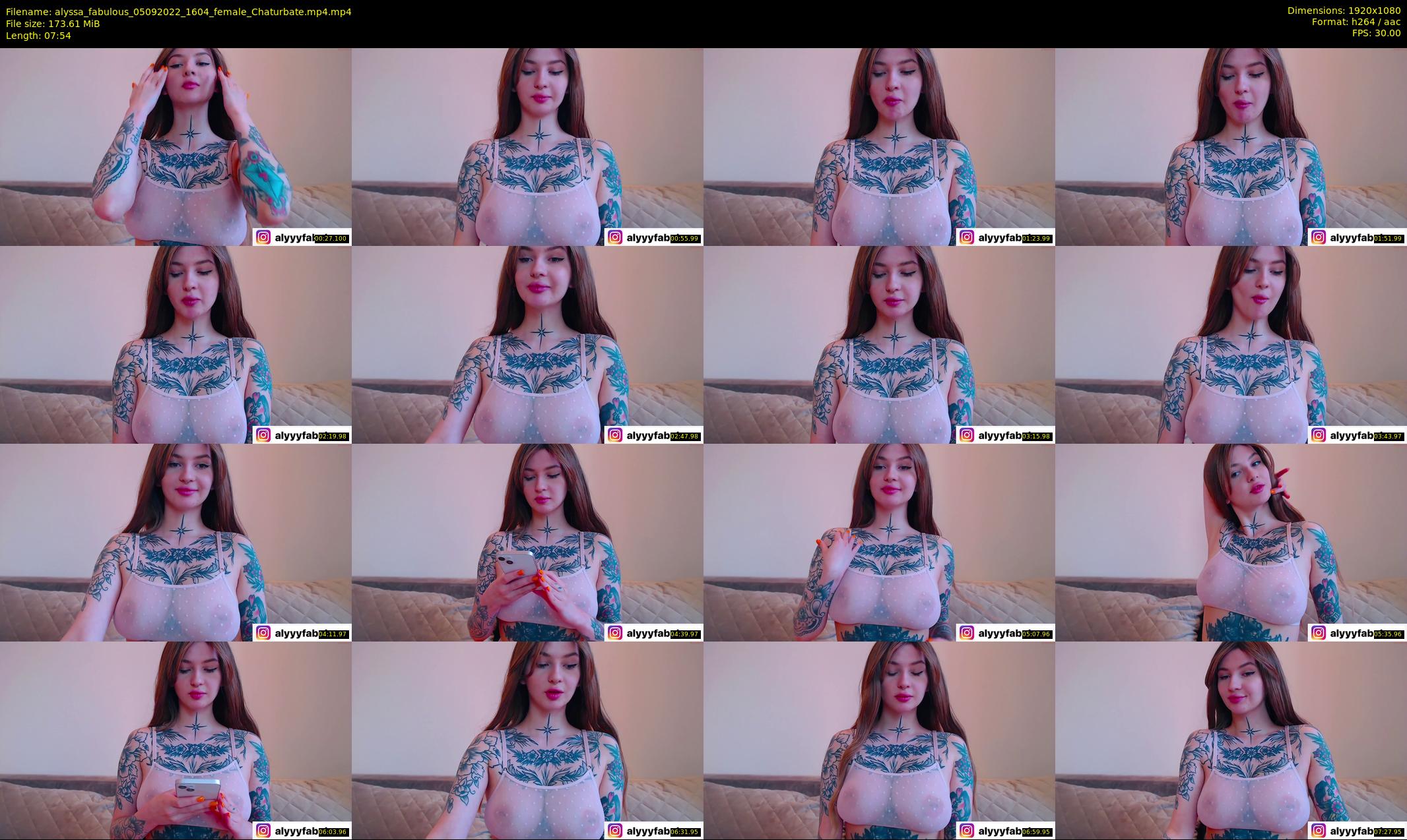 alyssa_fabulous — 8 minute Chaturbate female cam show recording, 1080p, Sep 5, 2022