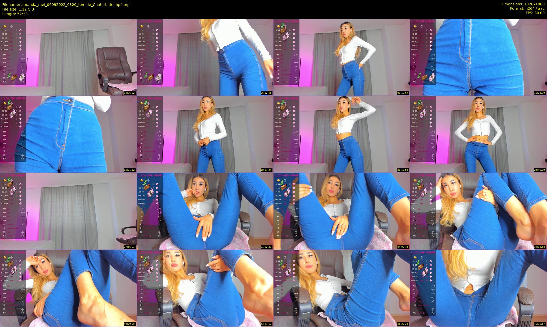 amanda_mei — 53 minute Chaturbate female cam show recording, 1080p, Sep 6, 2022