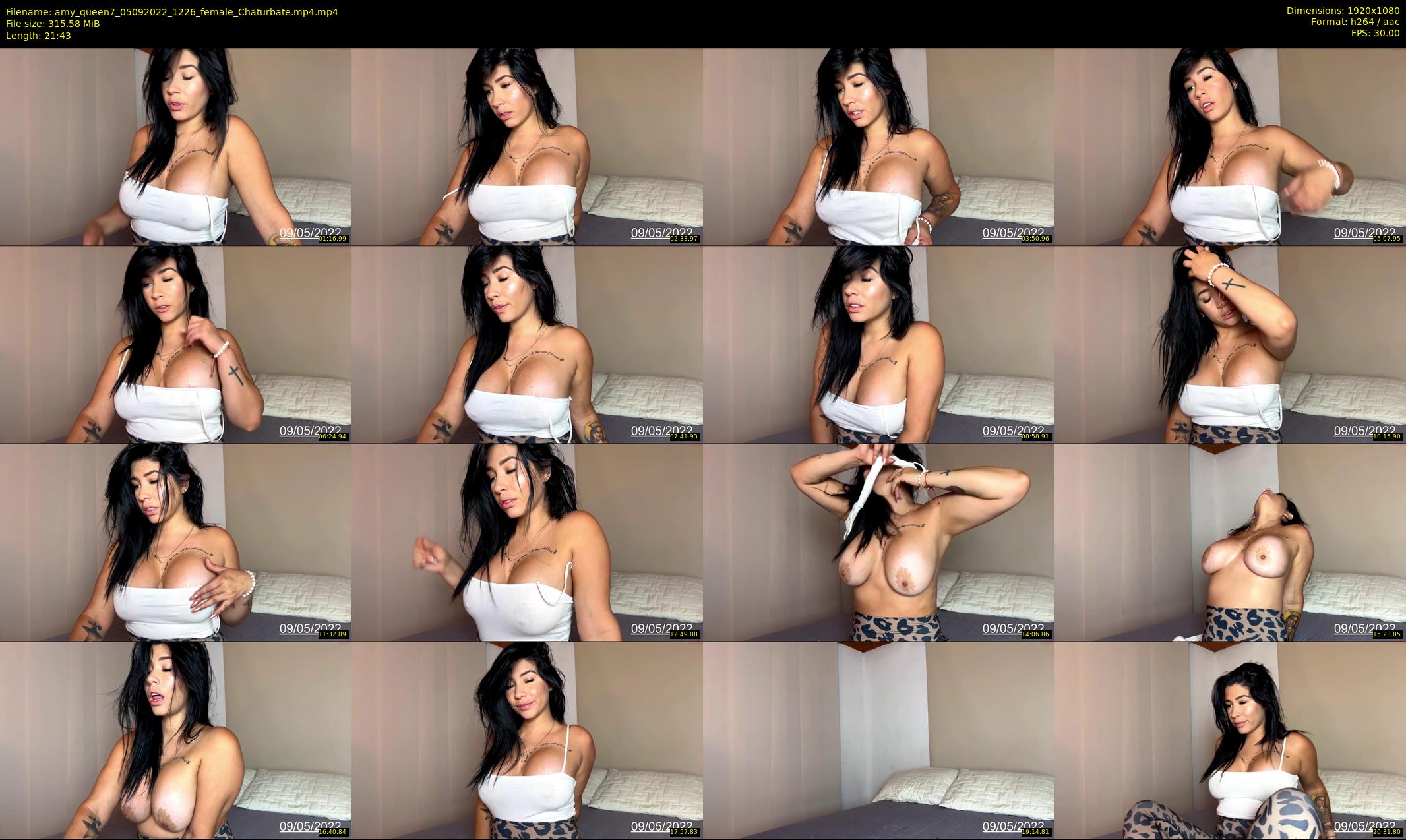 amy_queen7 — 22 minute Chaturbate female cam show recording, 1080p, Sep 5, 2022