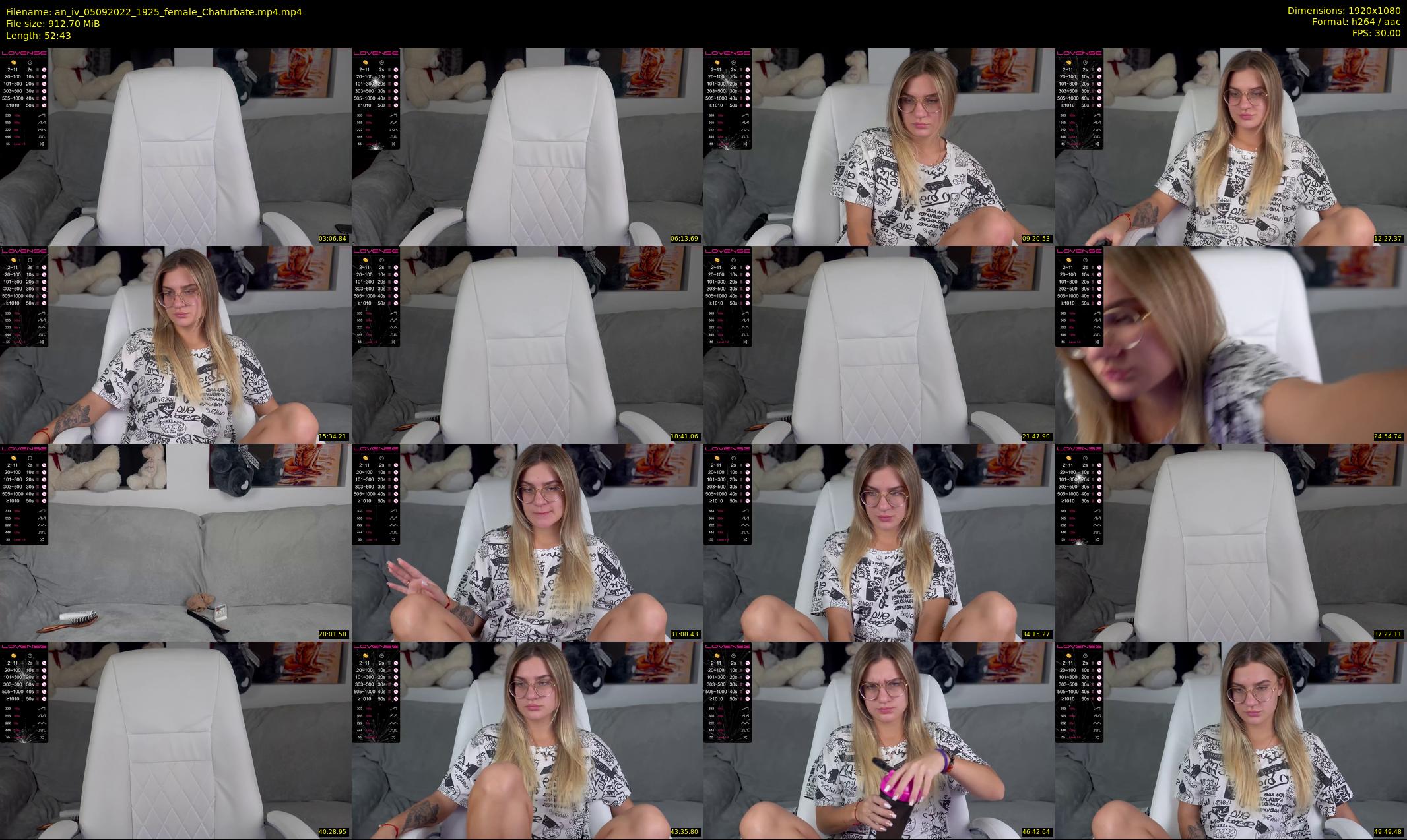an_iv — 53 minute Chaturbate female cam show recording, 1080p, Sep 5, 2022