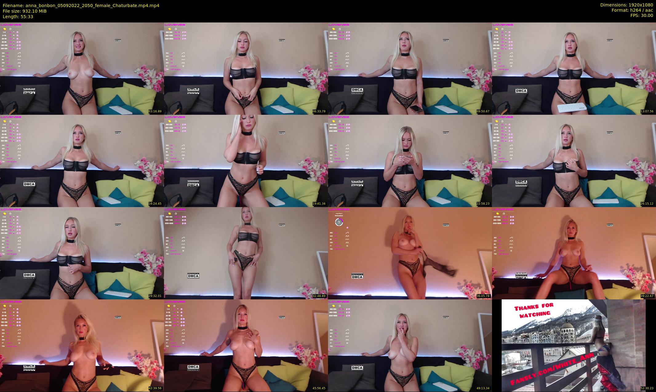anna_bonbon — 56 minute Chaturbate female cam show recording, 1080p, Sep 5, 2022