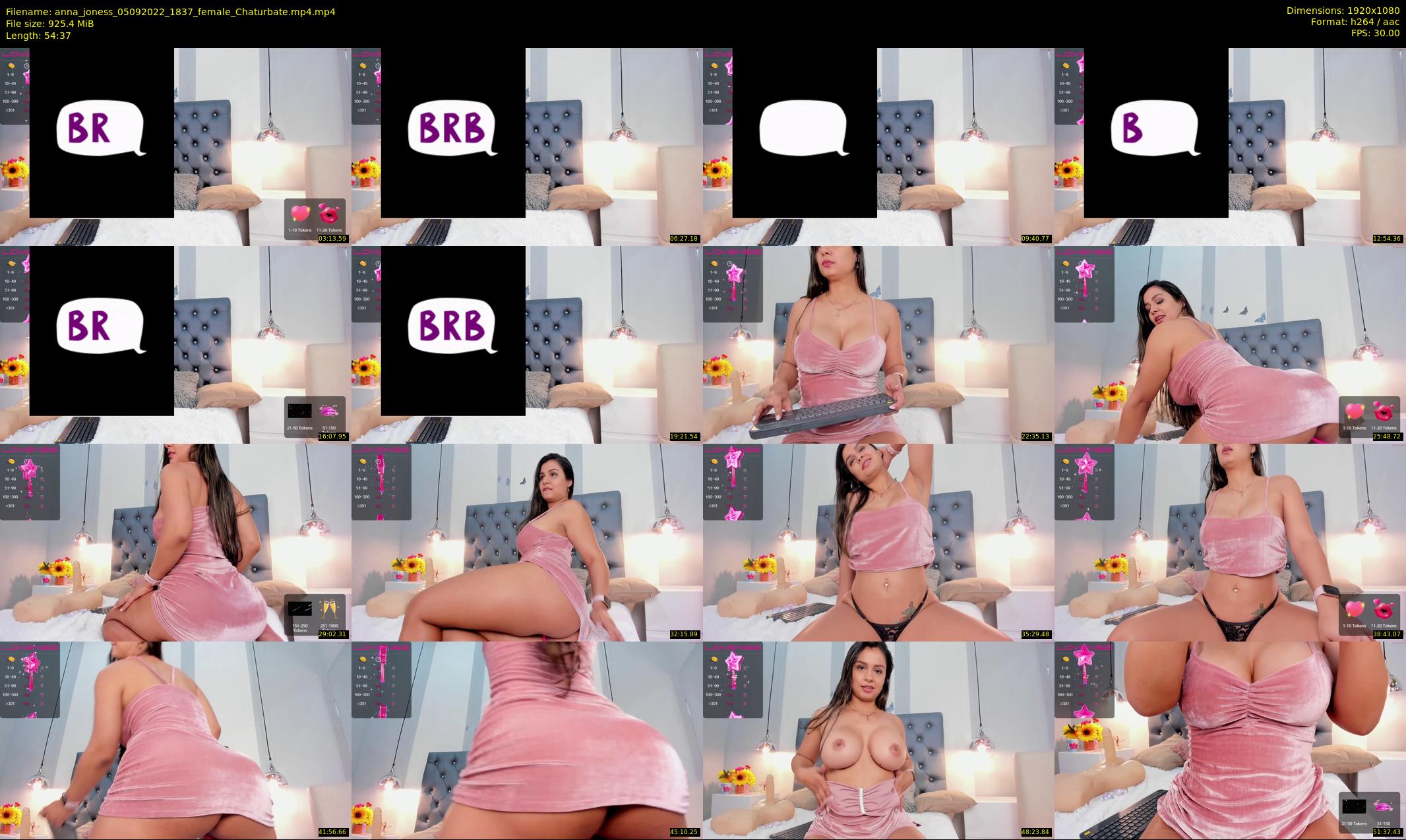 anna_joness — 55 minute Chaturbate female cam show recording, 1080p, Sep 5, 2022