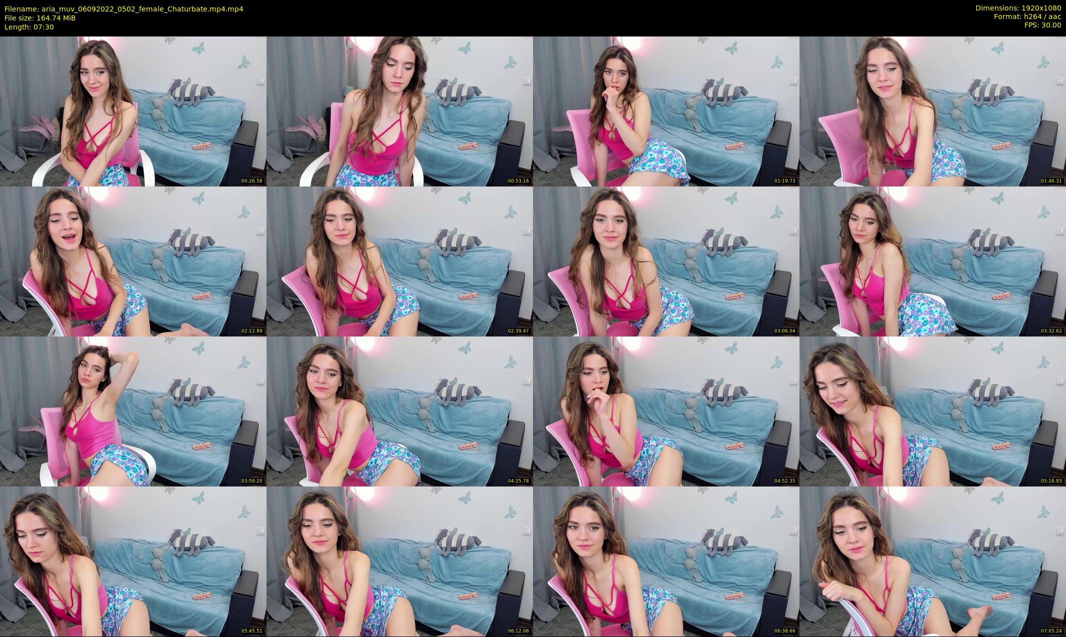 aria_muv — 8 minute Chaturbate female cam show recording, 1080p, Sep 6, 2022
