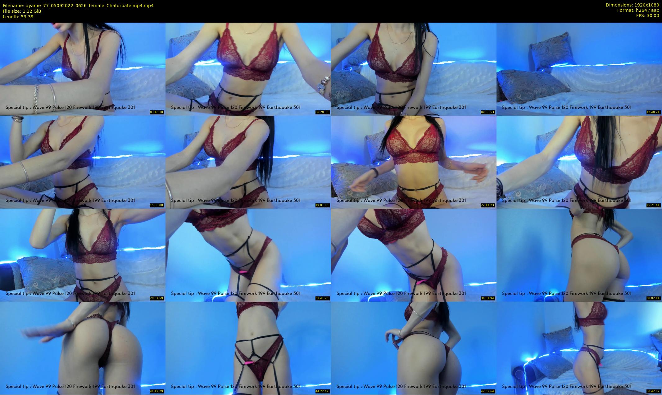 ayame_77 — 54 minute Chaturbate female cam show recording, 1080p, Sep 5, 2022