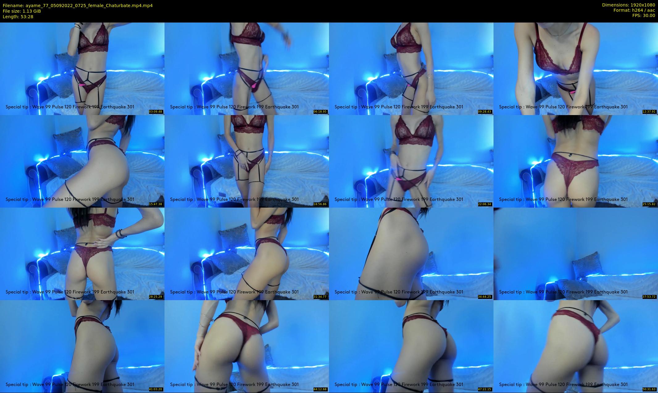 ayame_77 — 54 minute Chaturbate female cam show recording, 1080p, Sep 5, 2022