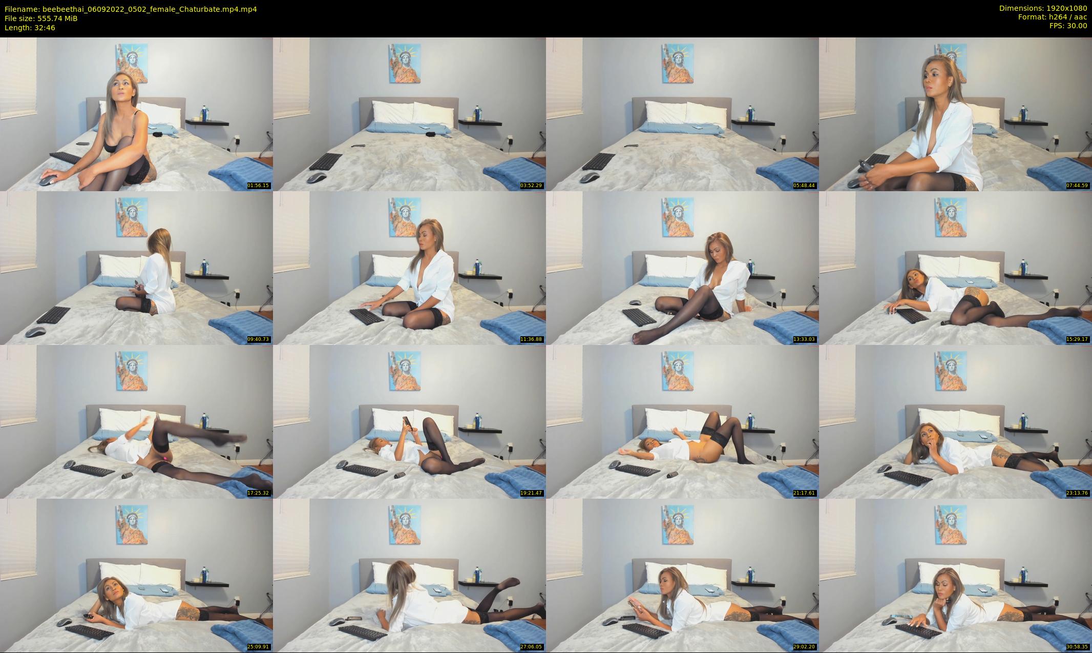 beebeethai — 33 minute Chaturbate female cam show recording, 1080p, Sep 6, 2022