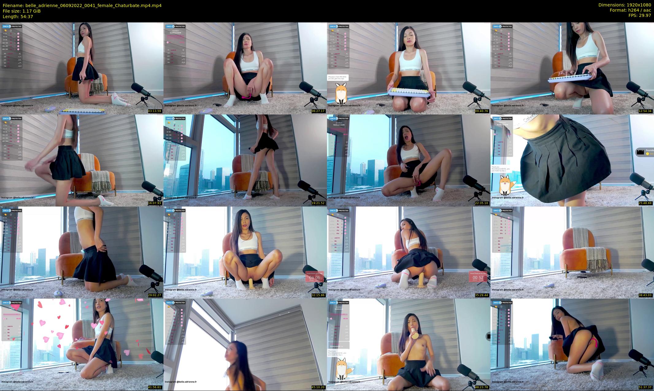 belle_adrienne — 55 minute Chaturbate couple cam show recording, 1080p, Sep 6, 2022