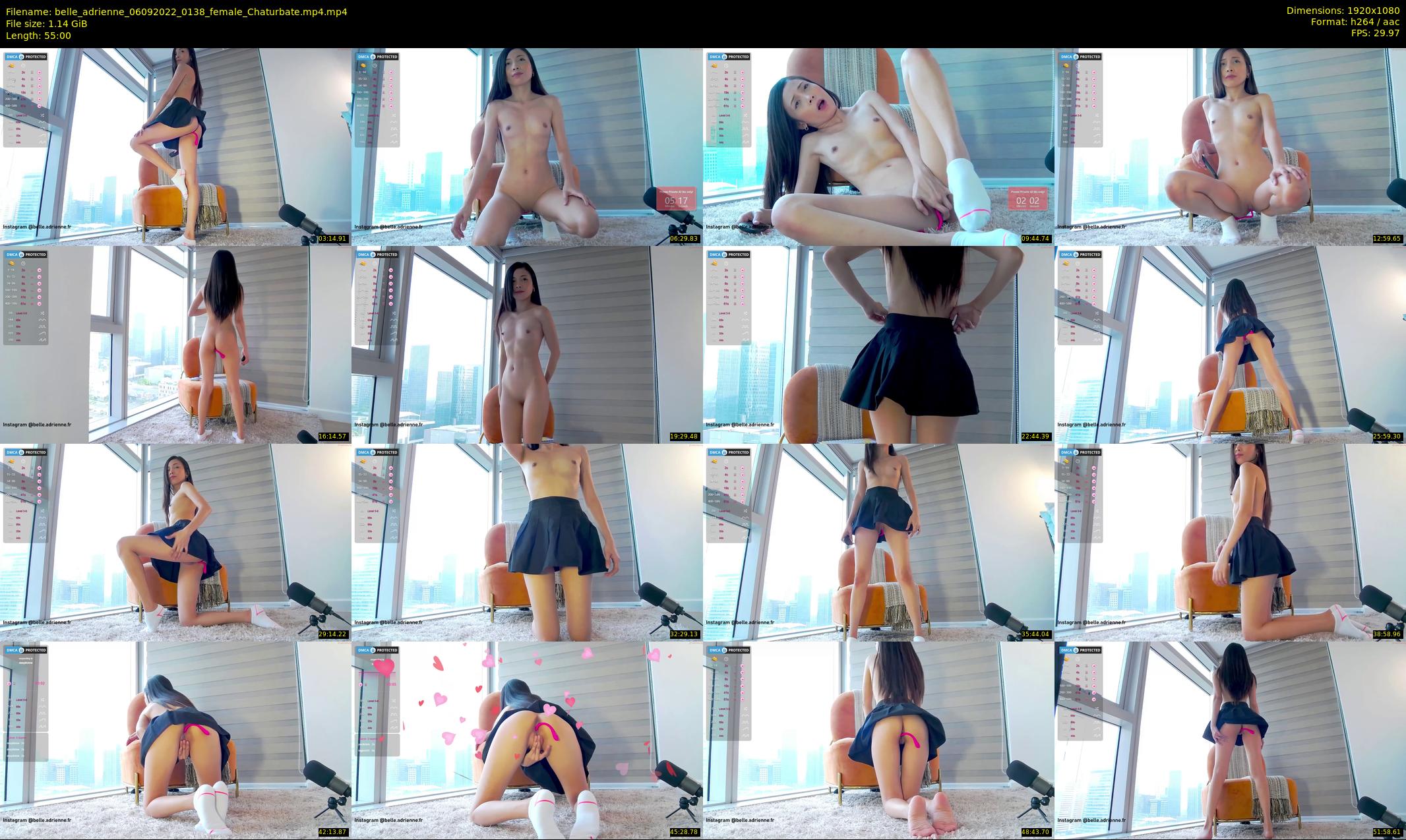 belle_adrienne — 55 minute Chaturbate couple cam show recording, 1080p, Sep 6, 2022