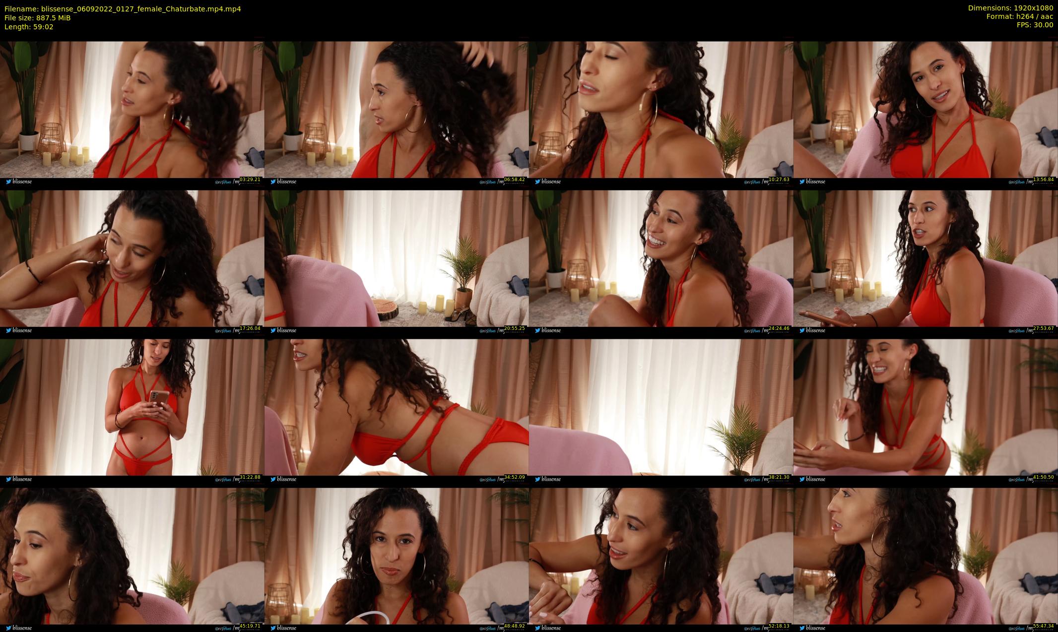 blissense — 60 minute Chaturbate female cam show recording, 1080p, Sep 6, 2022
