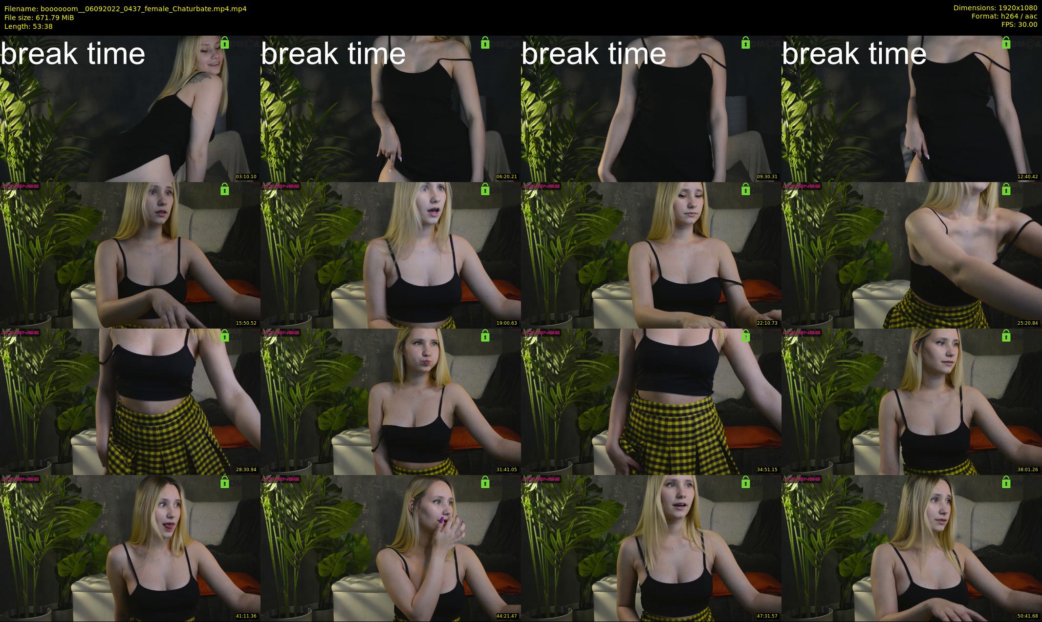 boooooom_ — 54 minute Chaturbate female cam show recording, 1080p, Sep 6, 2022