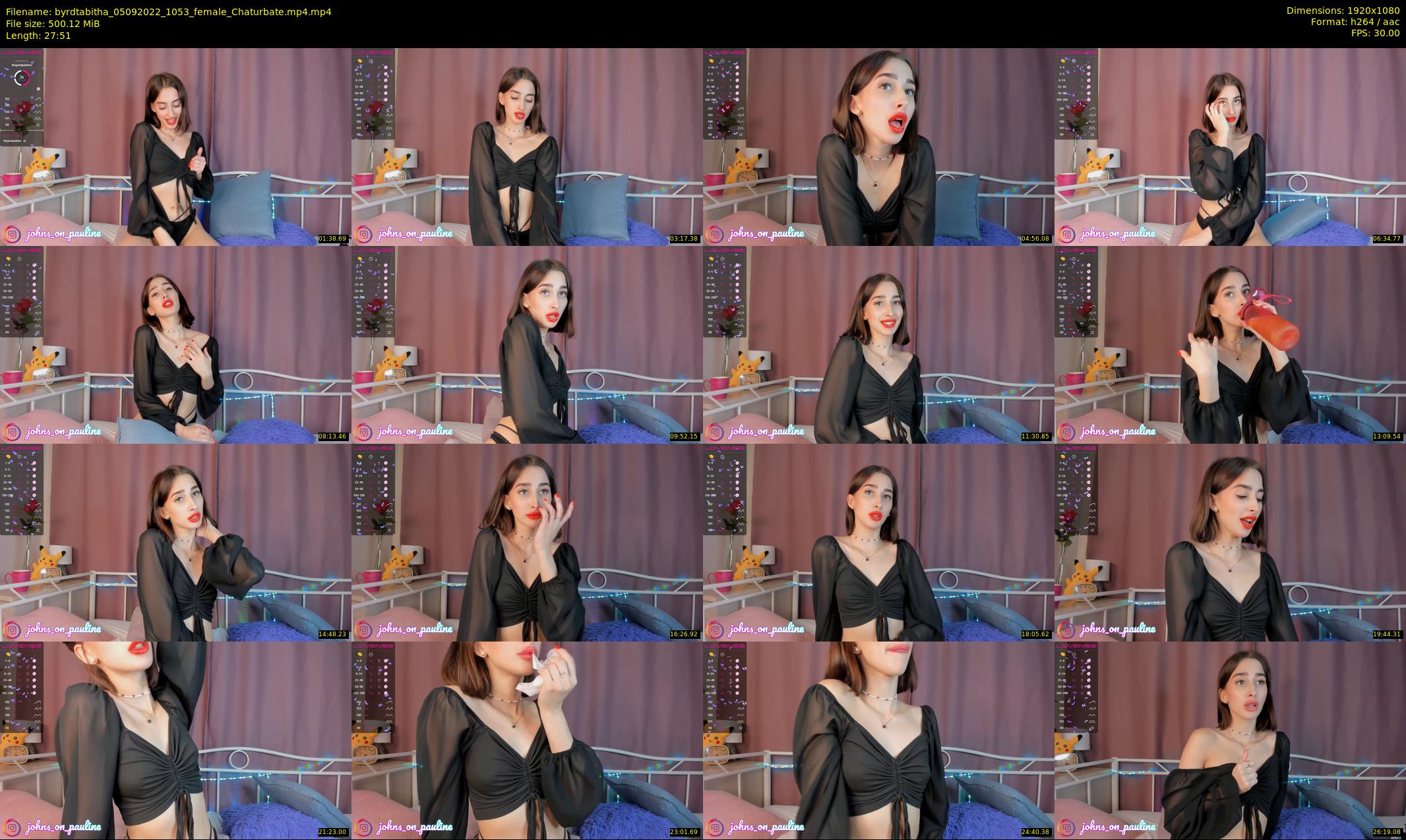 byrdtabitha — 28 minute Chaturbate female cam show recording, 1080p, Sep 5, 2022