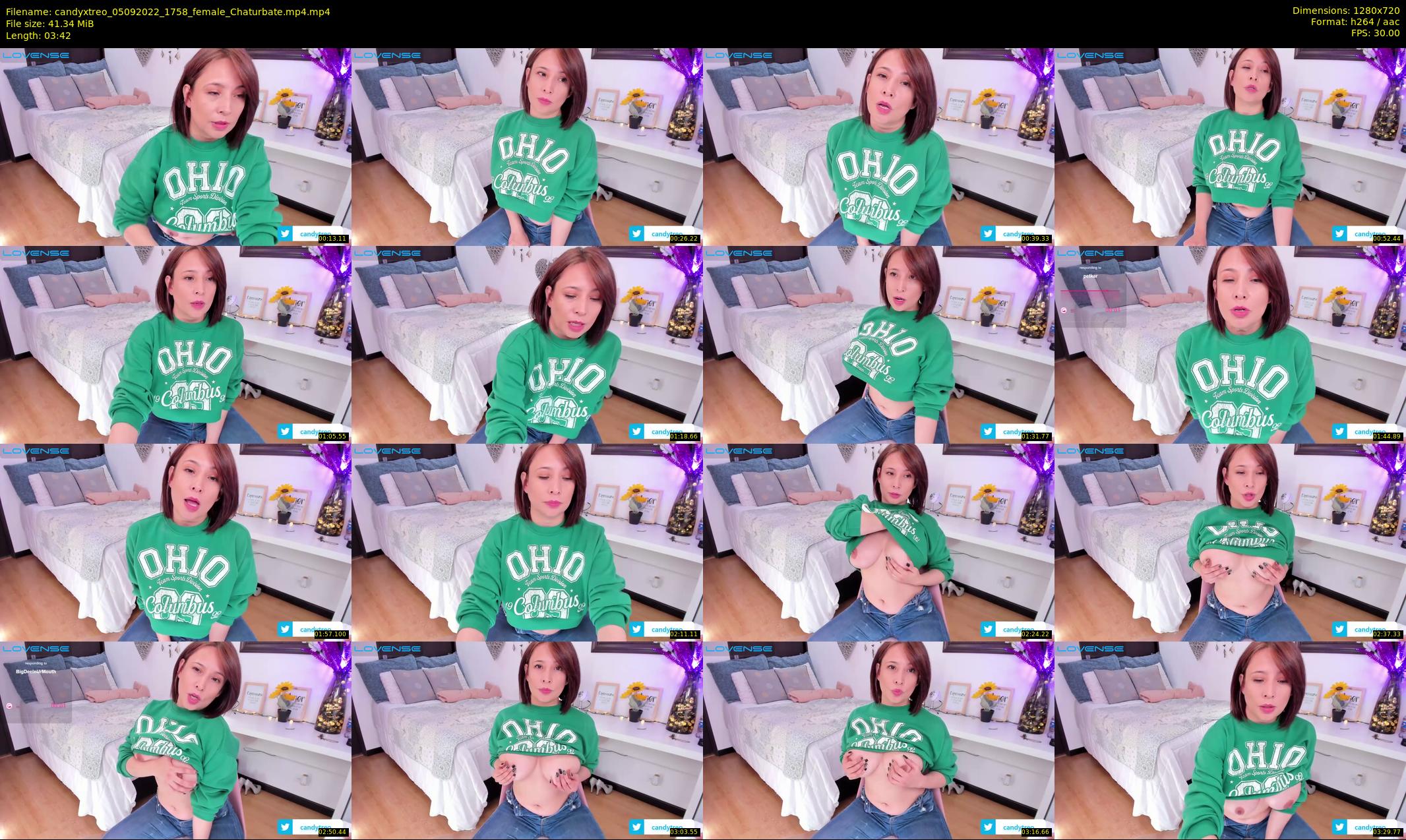 candyxtreo — 4 minute Chaturbate couple cam show recording, 720p, Sep 5, 2022