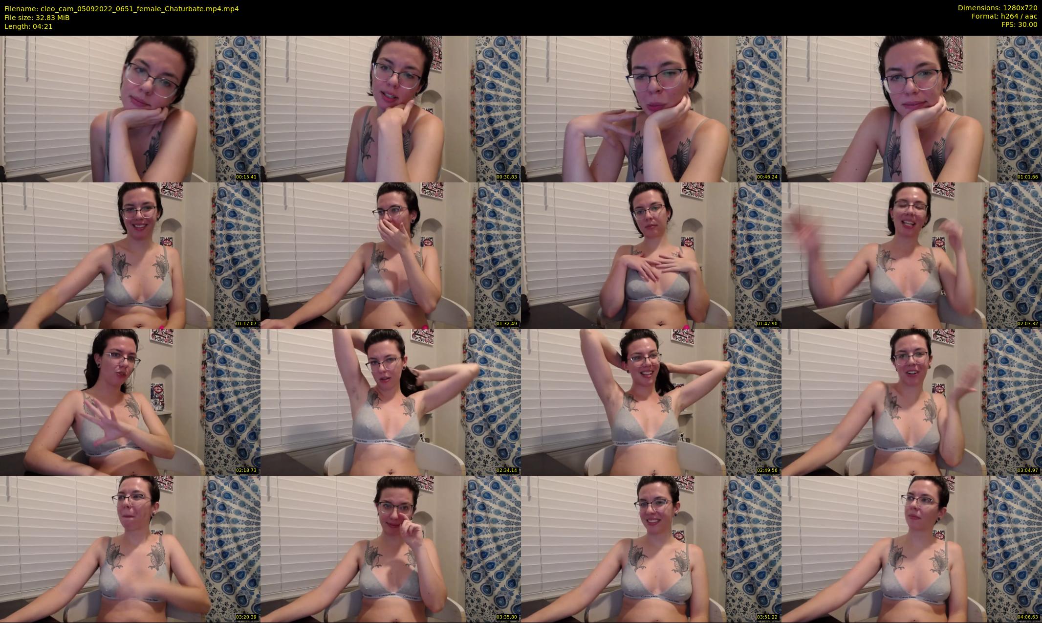 cleo_cam — 5 minute Chaturbate female cam show recording, 720p, Sep 5, 2022