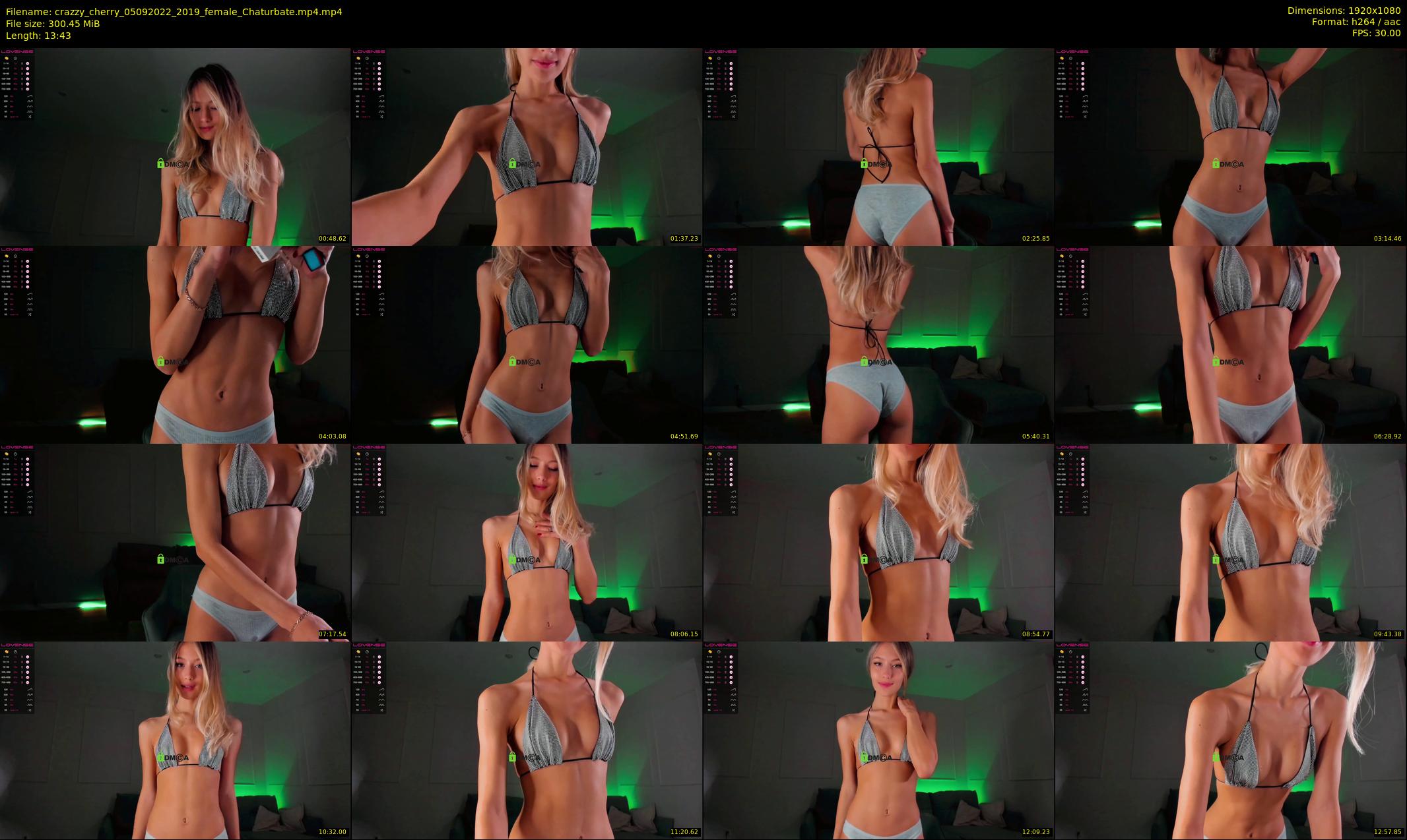 crazzy_cherry — 14 minute Chaturbate female cam show recording, 1080p, Sep 5, 2022