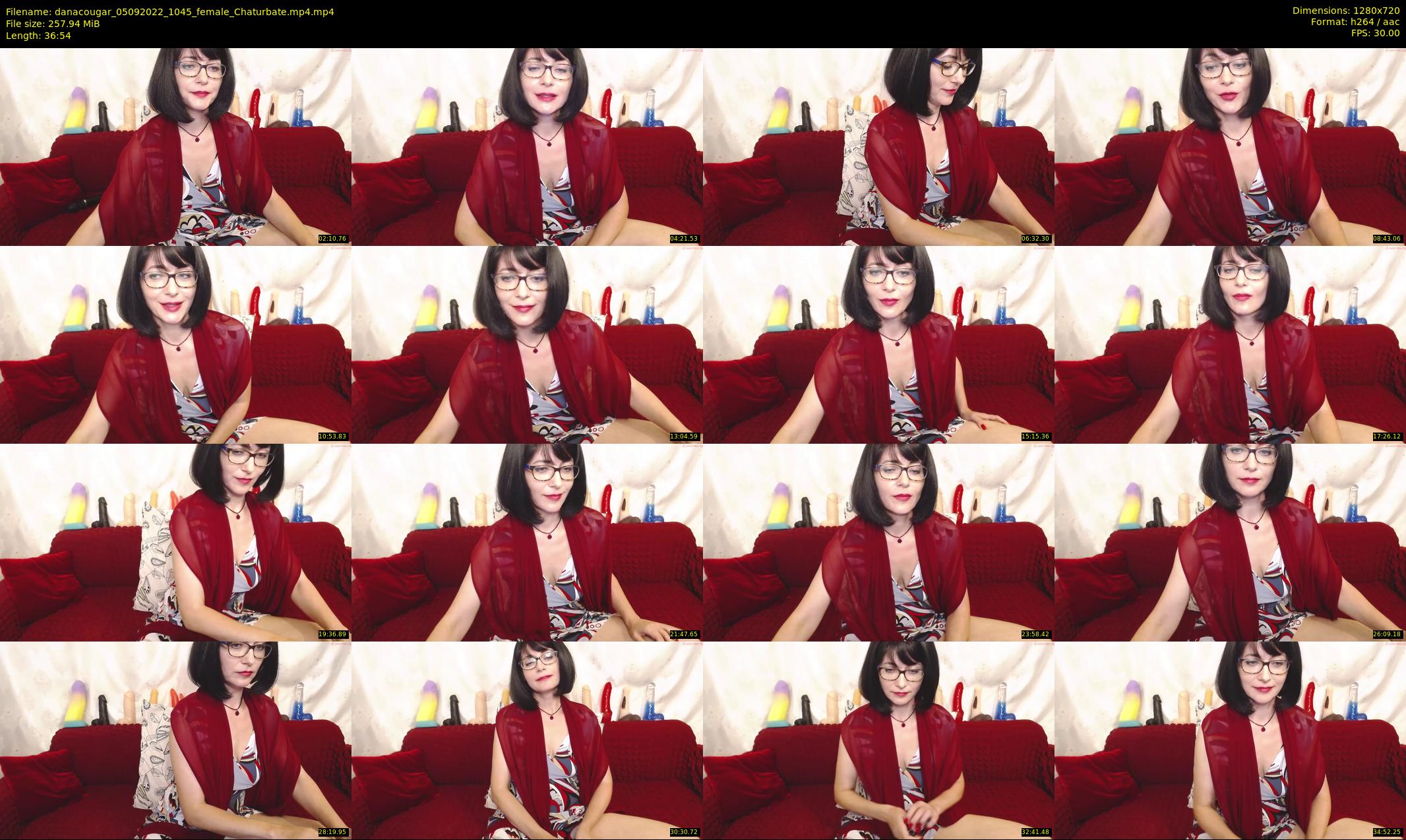 danacougar — 37 minute Chaturbate female cam show recording, 720p, Sep 5, 2022