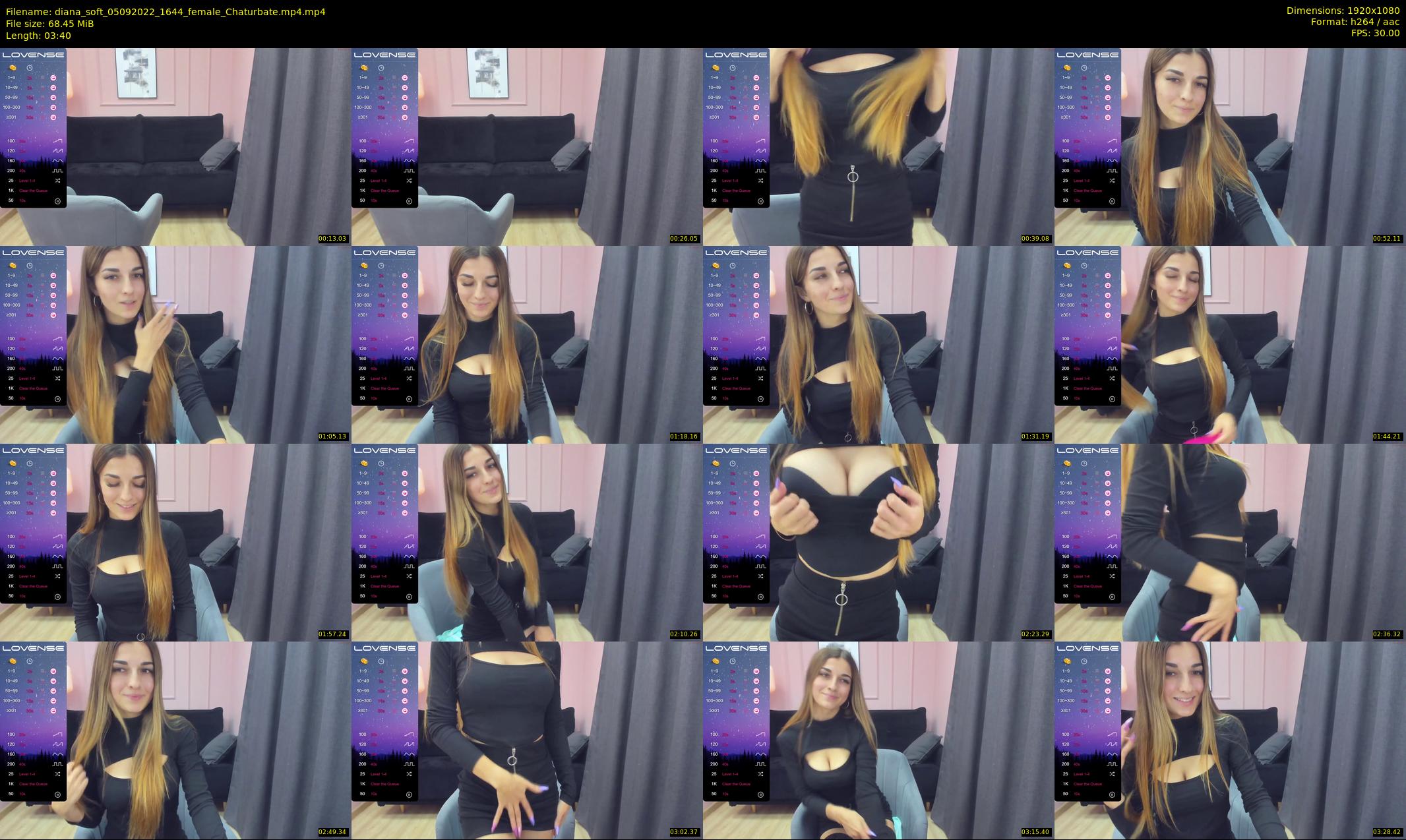 diana_soft — 4 minute Chaturbate female cam show recording, 1080p, Sep 5, 2022