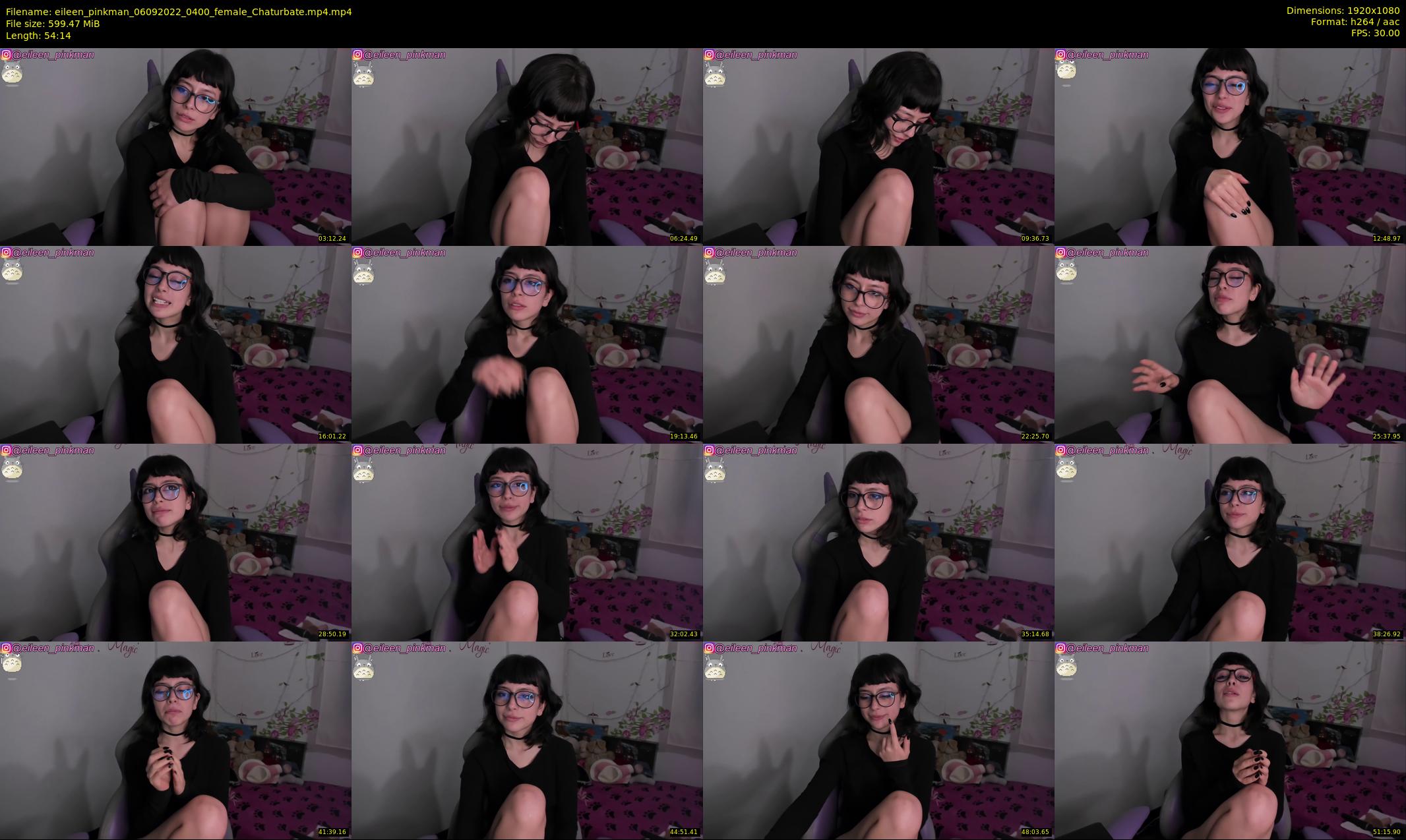 eileen_pinkman — 55 minute Chaturbate female cam show recording, 1080p, Sep 6, 2022