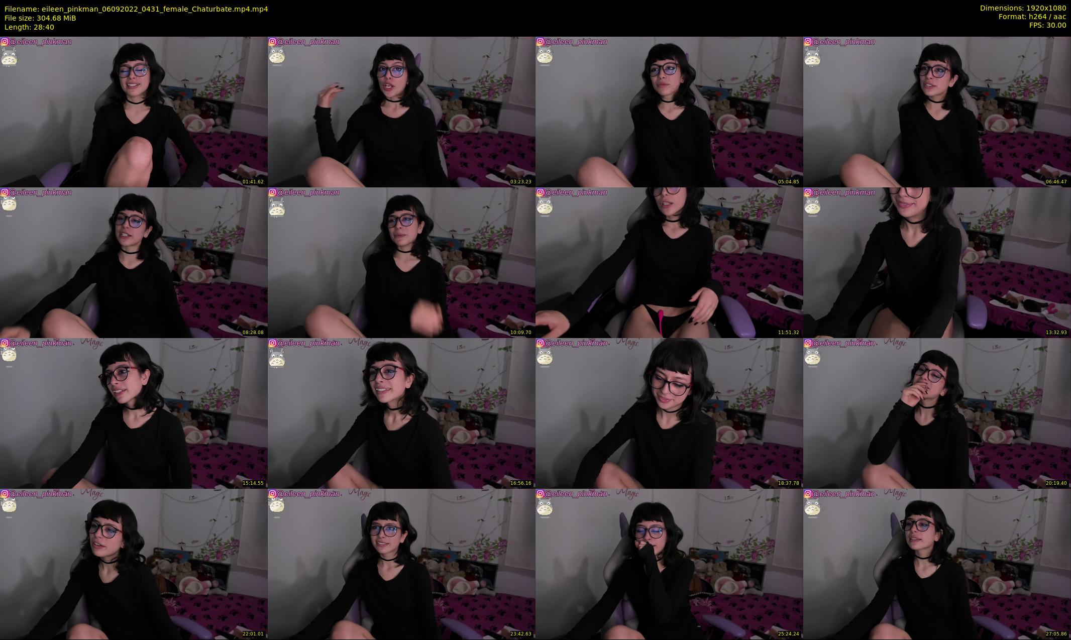 eileen_pinkman — 29 minute Chaturbate female cam show recording, 1080p, Sep 6, 2022