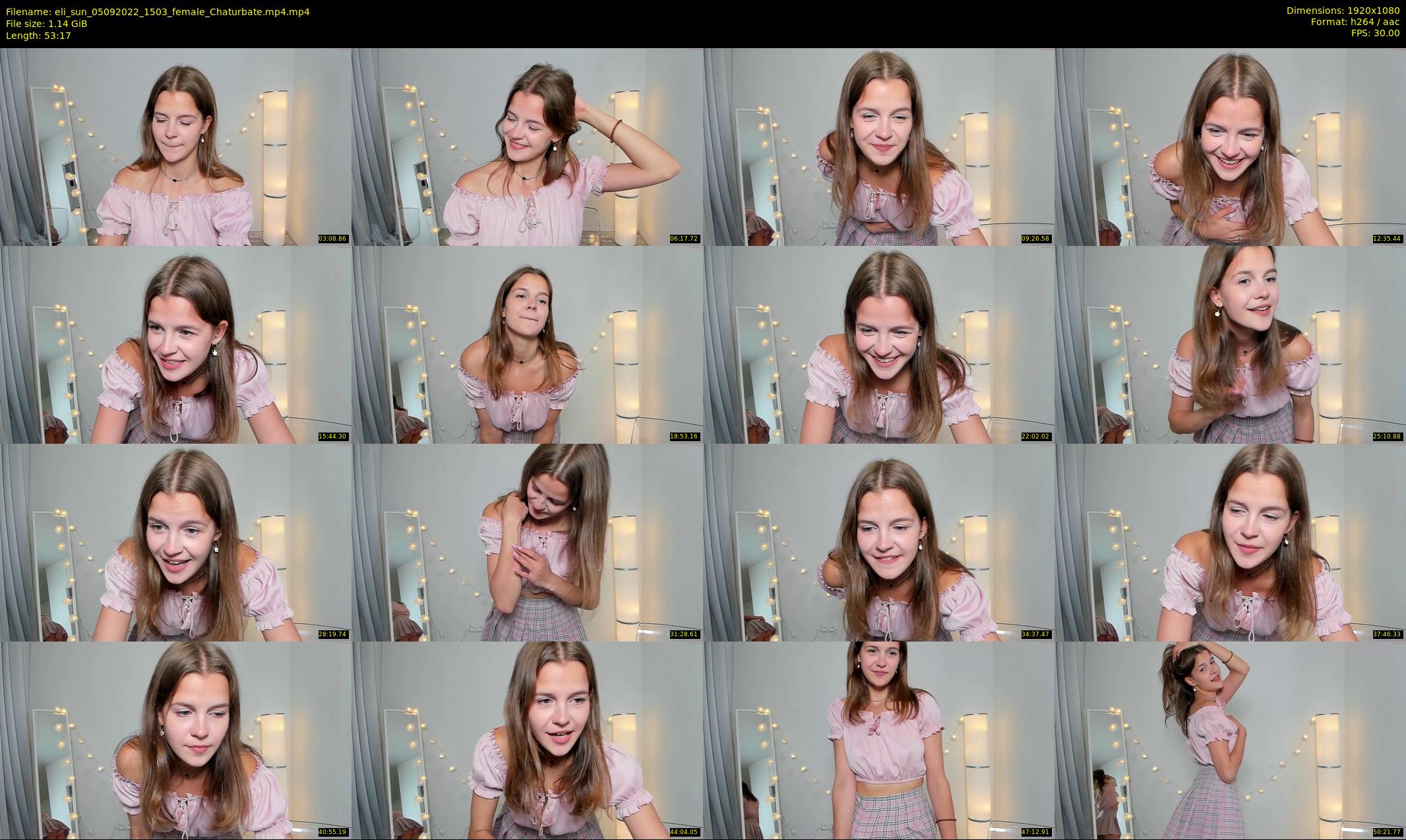 eli_sun — 54 minute Chaturbate female cam show recording, 1080p, Sep 5, 2022